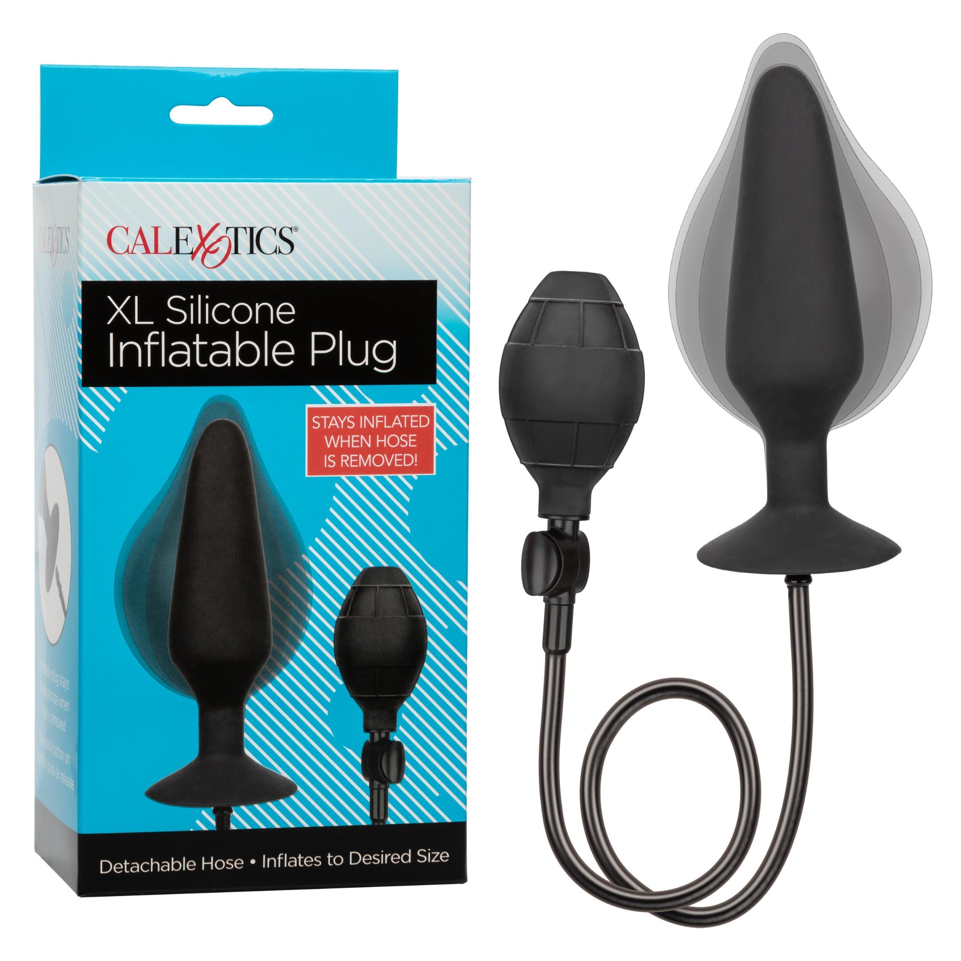 Xl Silicone Inflatable Plug - Not Very Vanilla