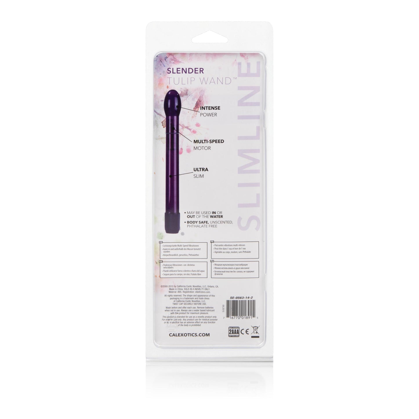 Slender Tulip Wand - Violet - Not Very Vanilla