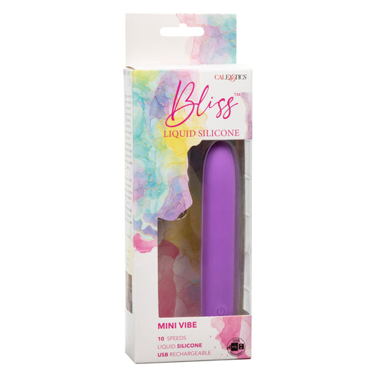 Bliss Liquid Silicone Mini G Vibe - Purple - Not Very Vanilla