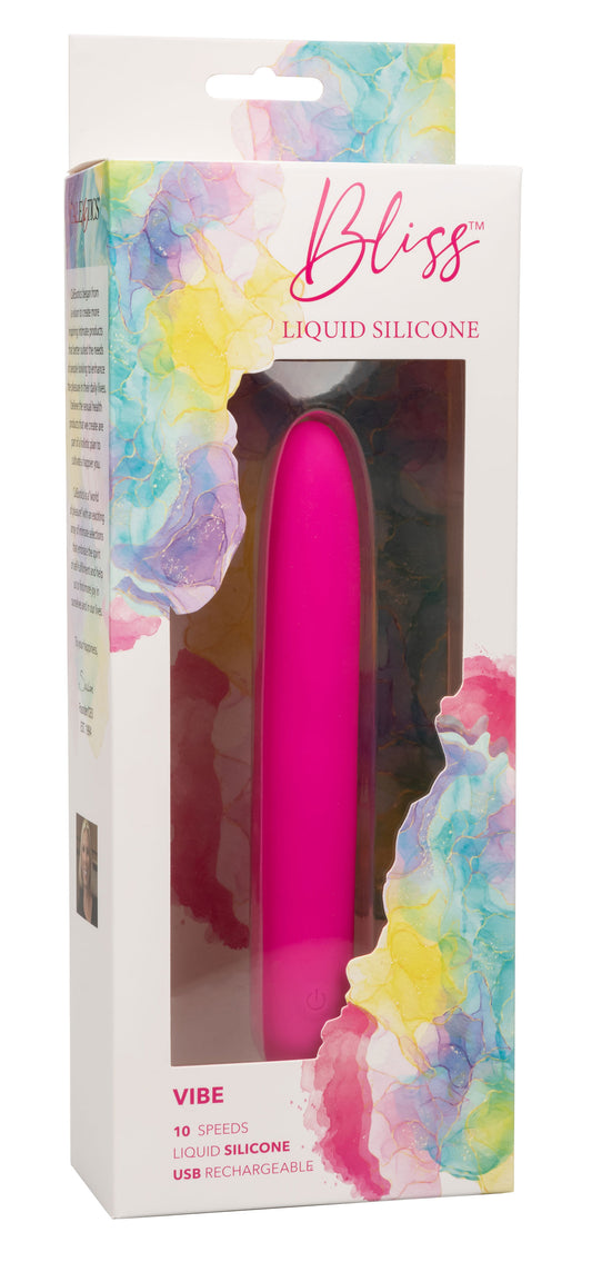 Bliss Liquid Silicone Vibe - Pink - Not Very Vanilla