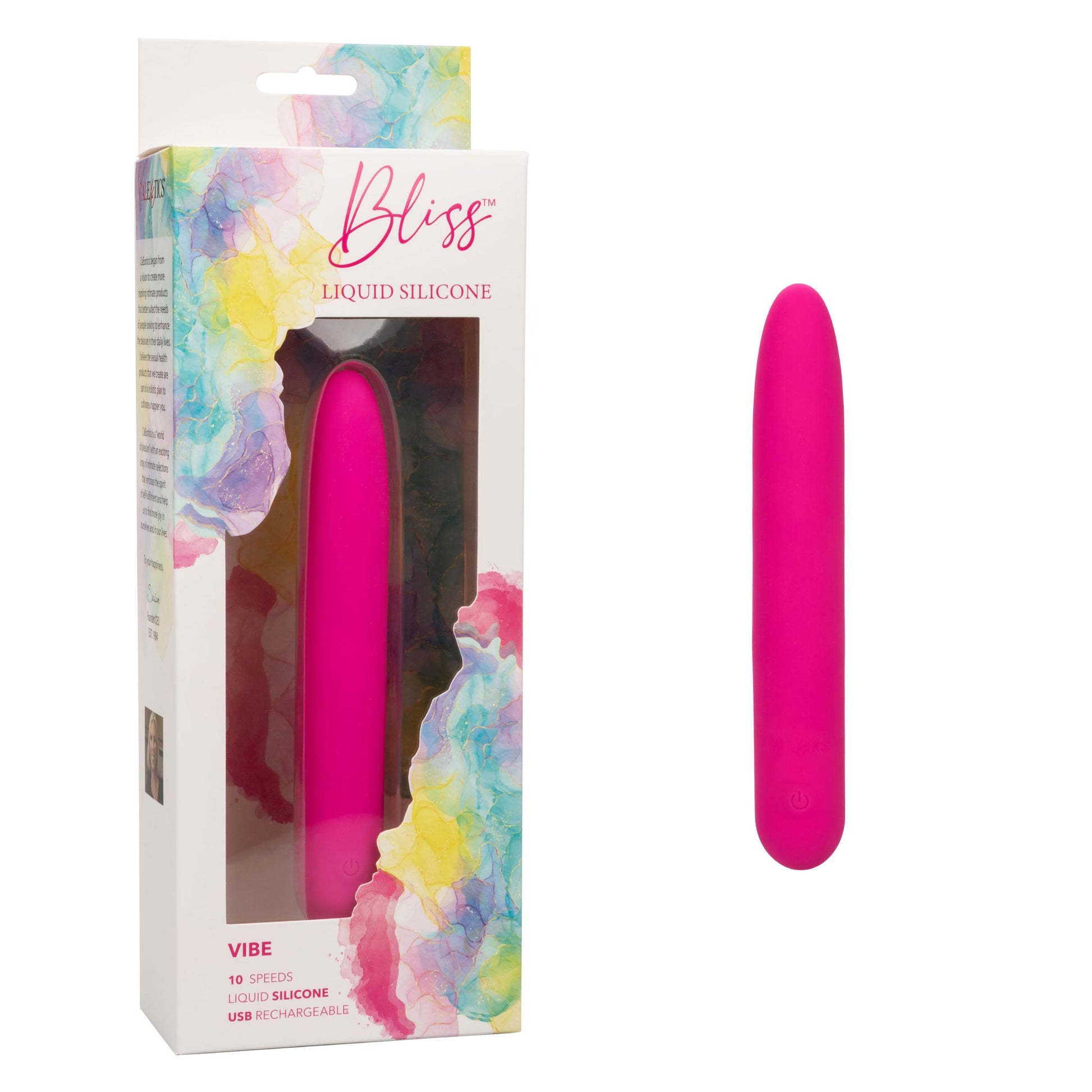 Bliss Liquid Silicone Vibe - Pink - Not Very Vanilla