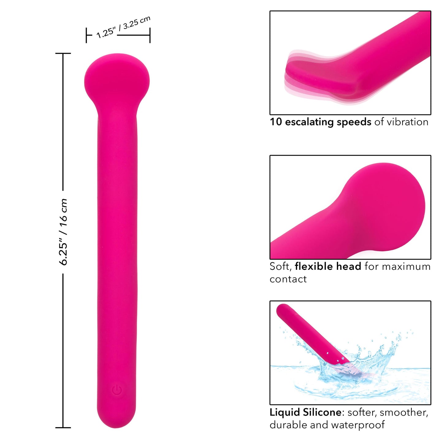 Bliss Liquid Silicone Clitoriffic - Pink - Not Very Vanilla