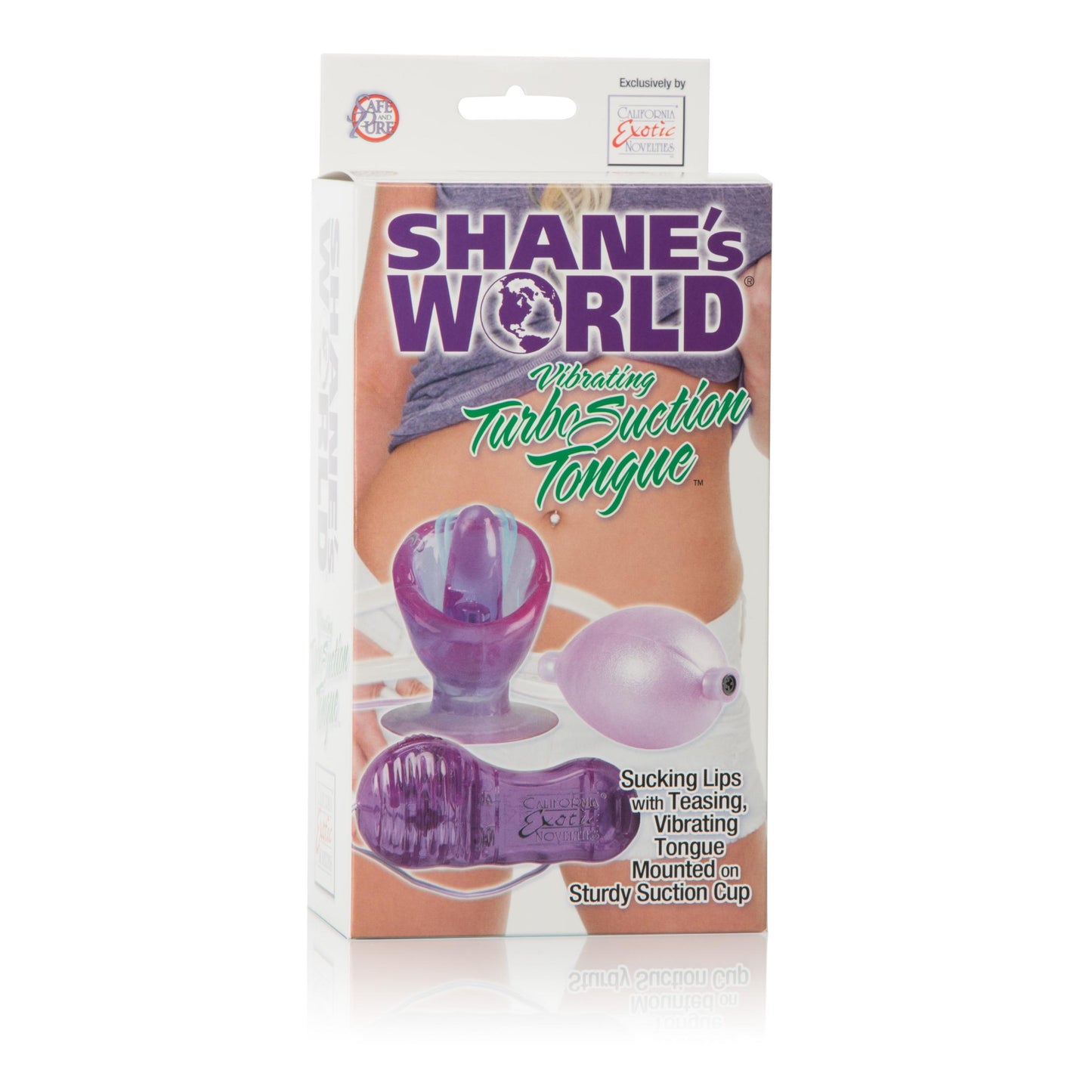 Shane's World Vibrating Turbo Suction Tongue - Purple - Not Very Vanilla