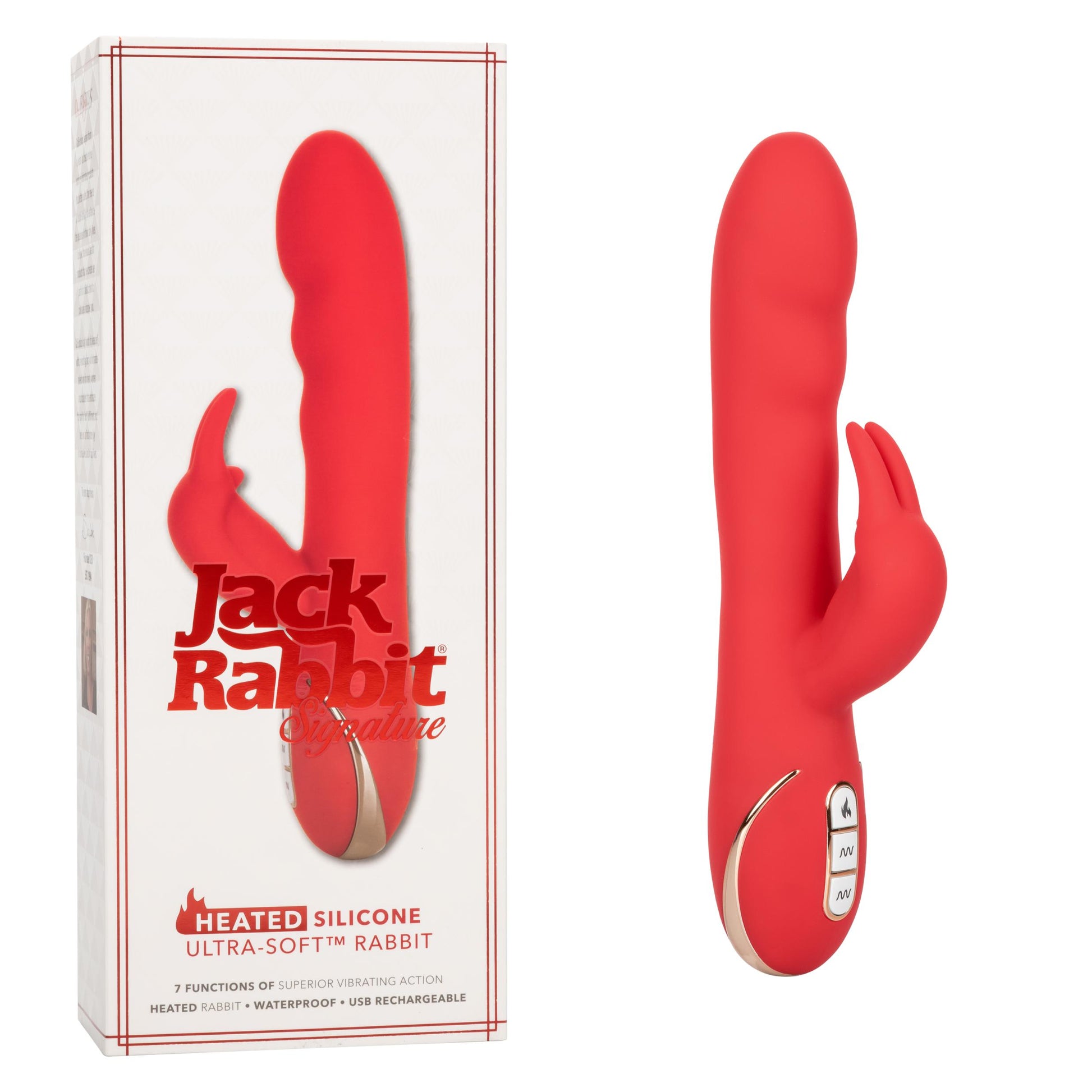 Jack Rabbit Signature Heated Silicone Ultra-Soft® Rabbit - Not Very Vanilla