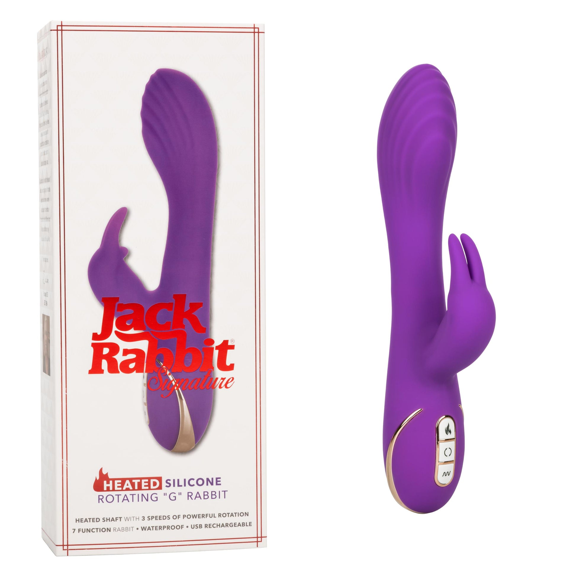 Jack Rabbit Signature Heated Silicone Rotating G Rabbit - Not Very Vanilla