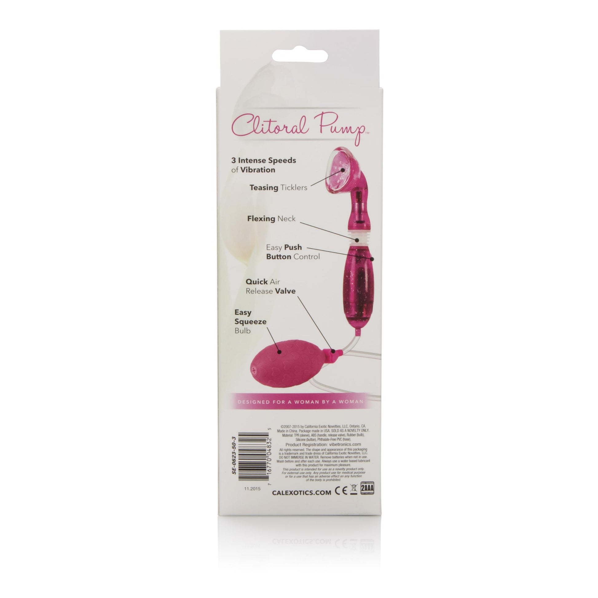 Advanced Clitoral Pump - Pink - Not Very Vanilla