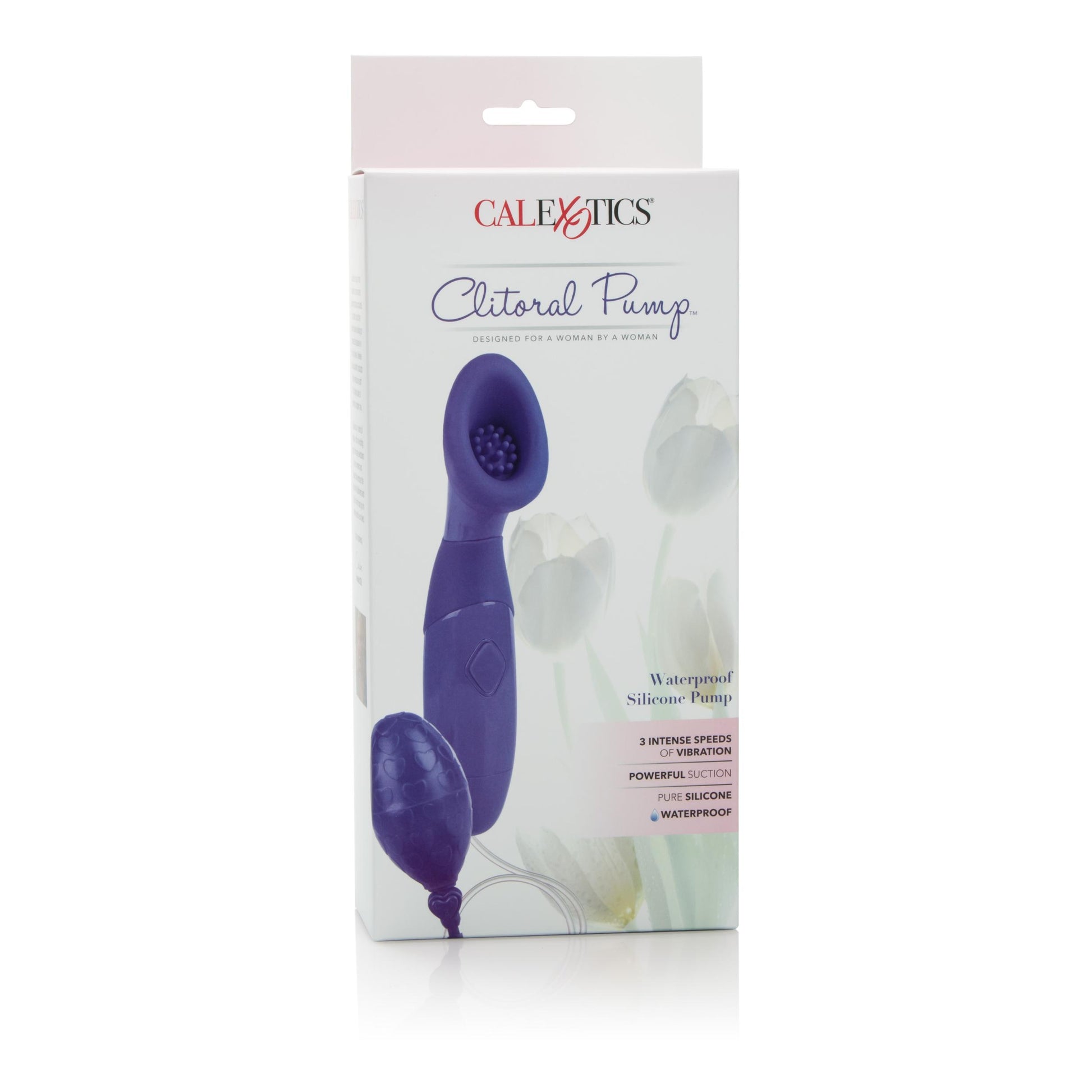 Waterproof Silicone Clitoral Pump - Purple - Not Very Vanilla