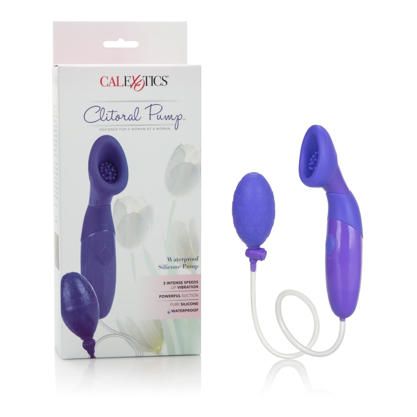 Waterproof Silicone Clitoral Pump - Purple - Not Very Vanilla