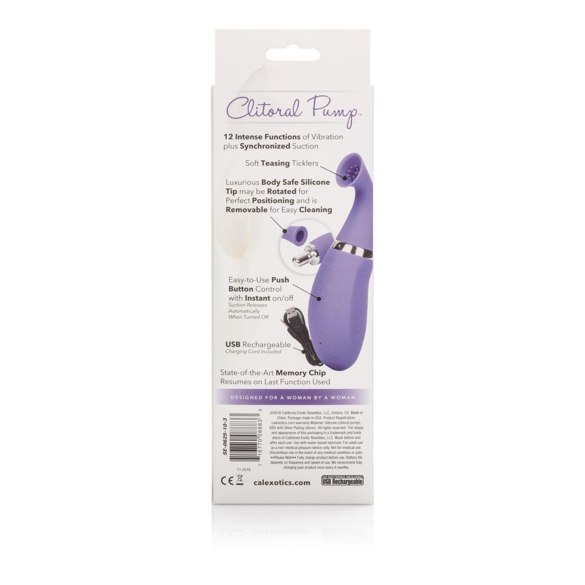 Rechargeable Clitoral Pump - Not Very Vanilla