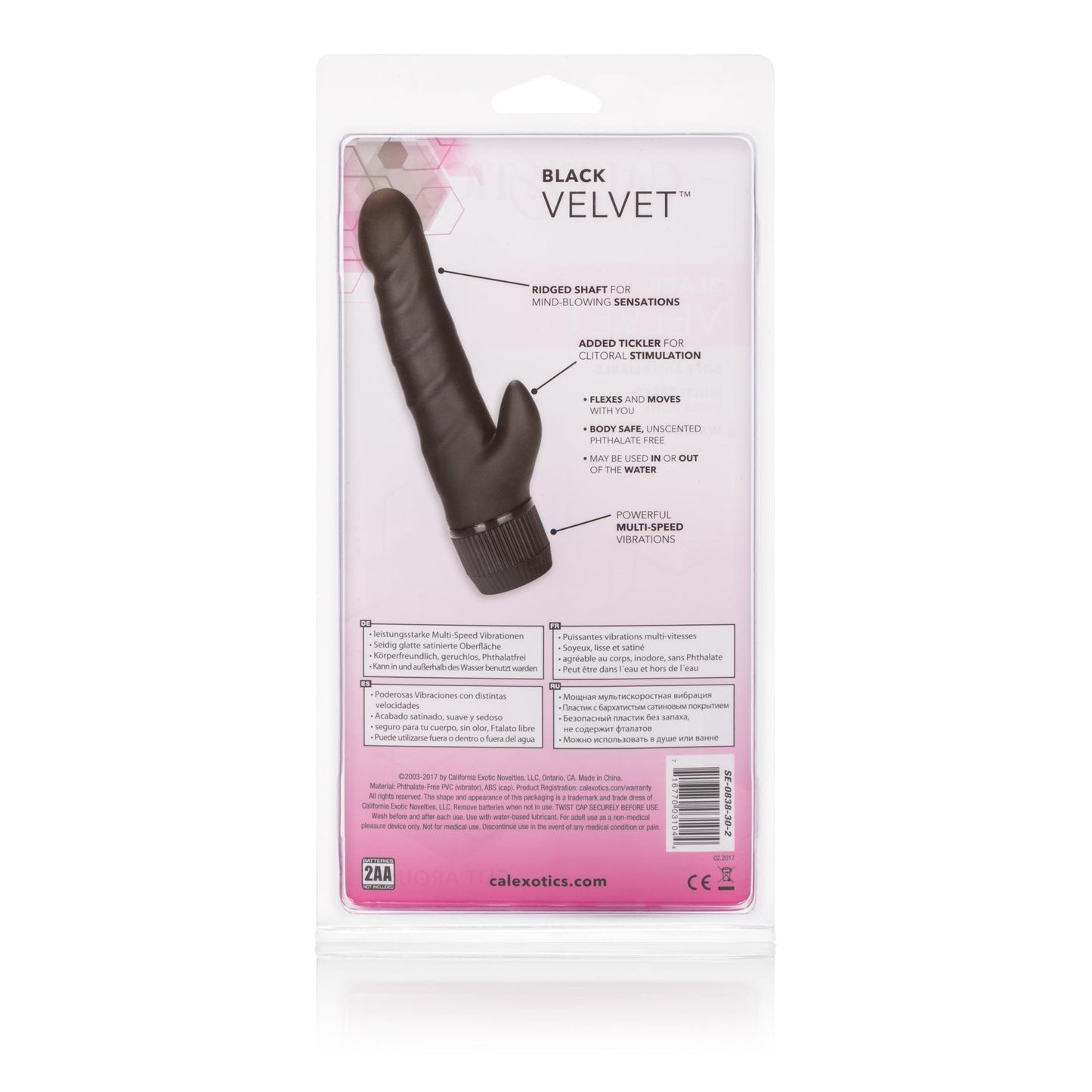 Black Velvet 5 Inches Clit Stimulator - Not Very Vanilla