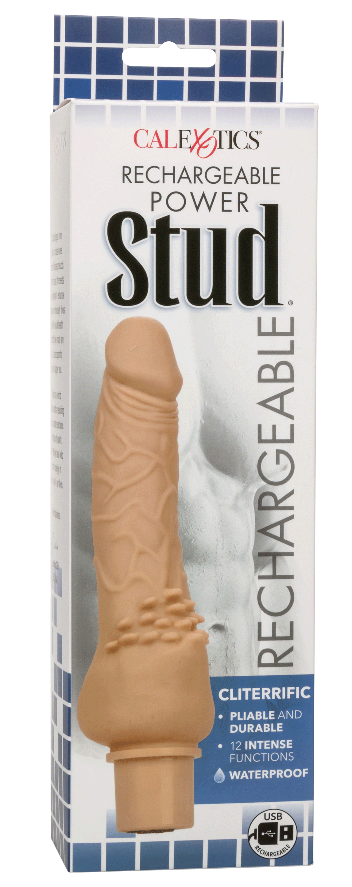 Rechargeable Power Stud Cliterrific - Ivory - Not Very Vanilla