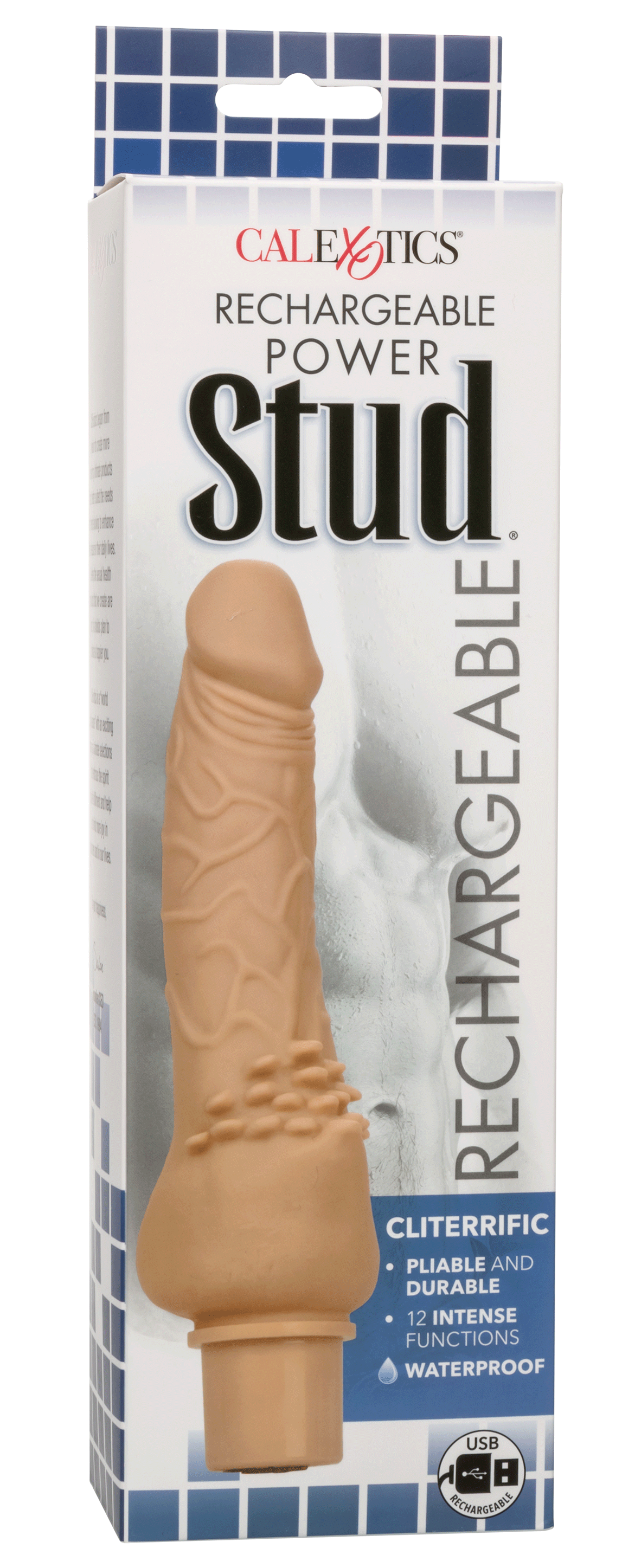 Rechargeable Power Stud Cliterrific - Ivory