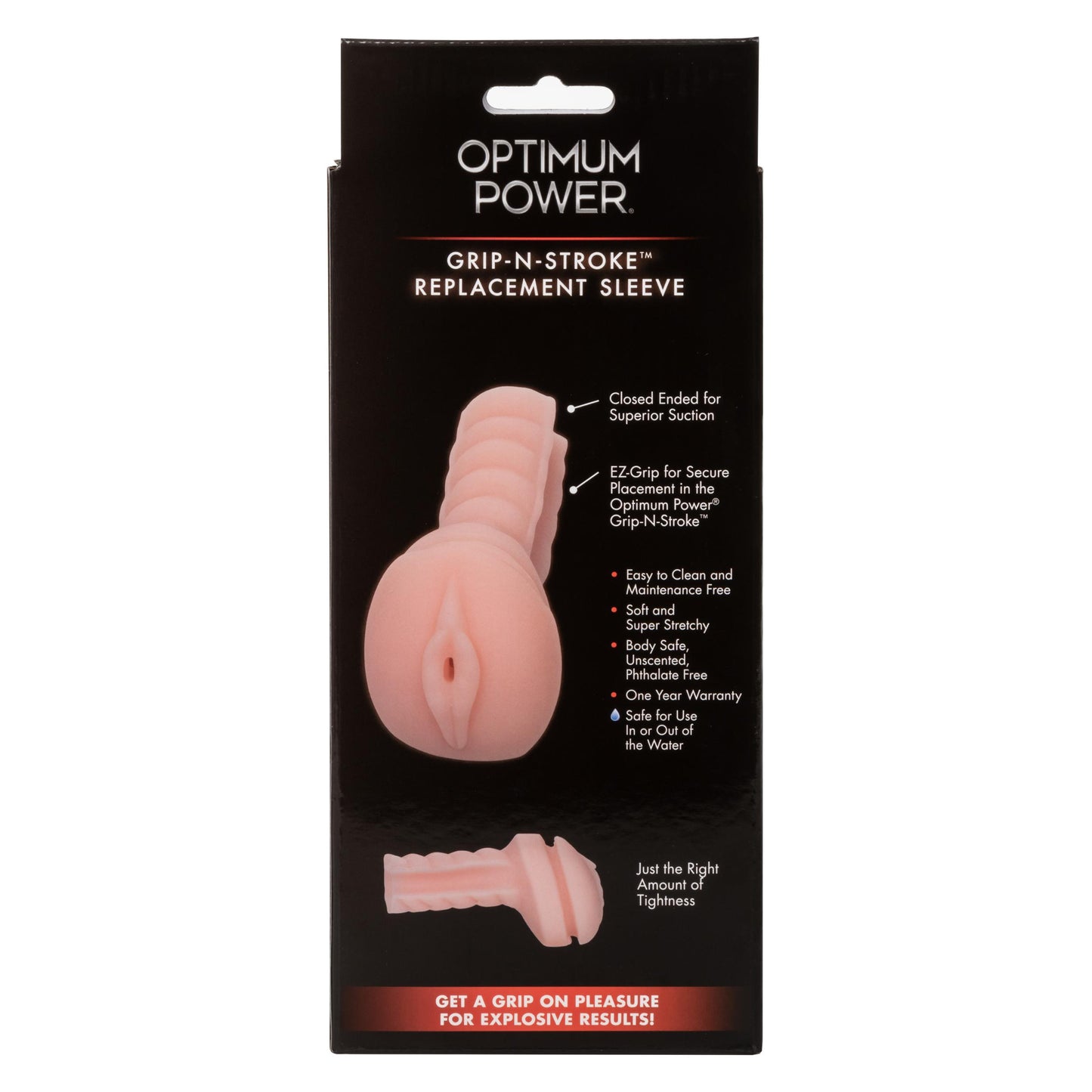 Optimum Power Grip-N-Stroke Replacement Sleeve - Ivory - Not Very Vanilla