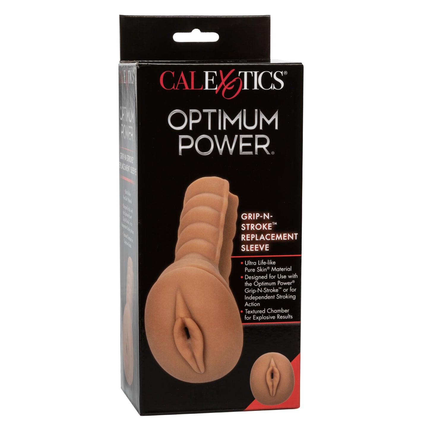 Optimum Power Grip-N-Stroke Replacement Sleeve - Brown - Not Very Vanilla