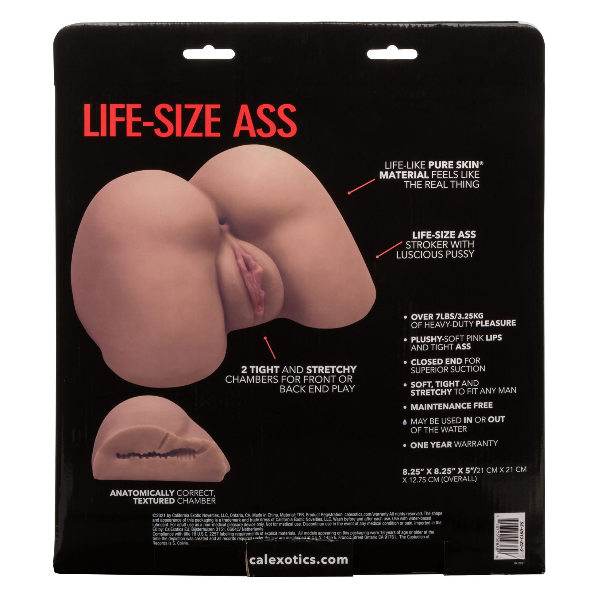 Stroke It Life-Size Ass - Brown - Not Very Vanilla