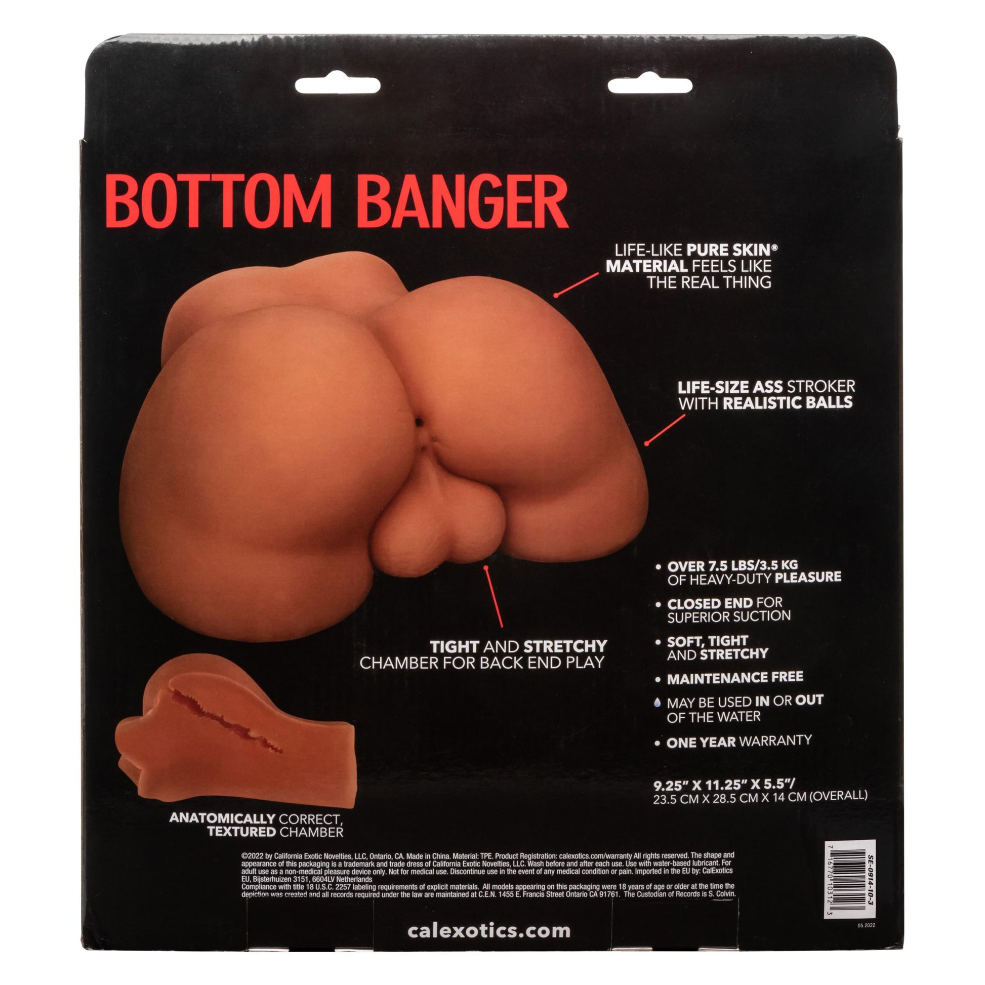 Stroke It Bottom Banger - Brown - Not Very Vanilla