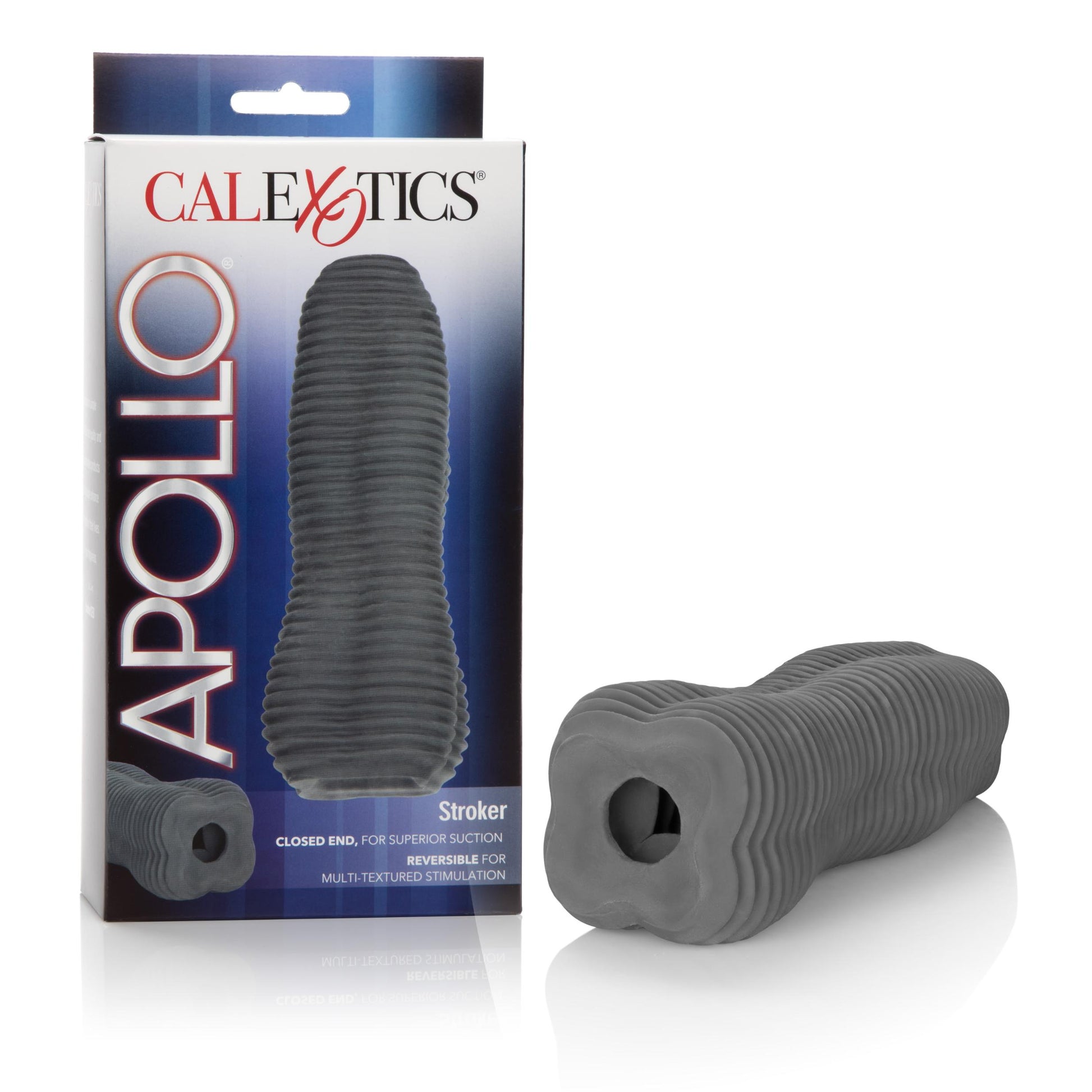 Apollo Reversible Closed End Stroker - Gray - Not Very Vanilla