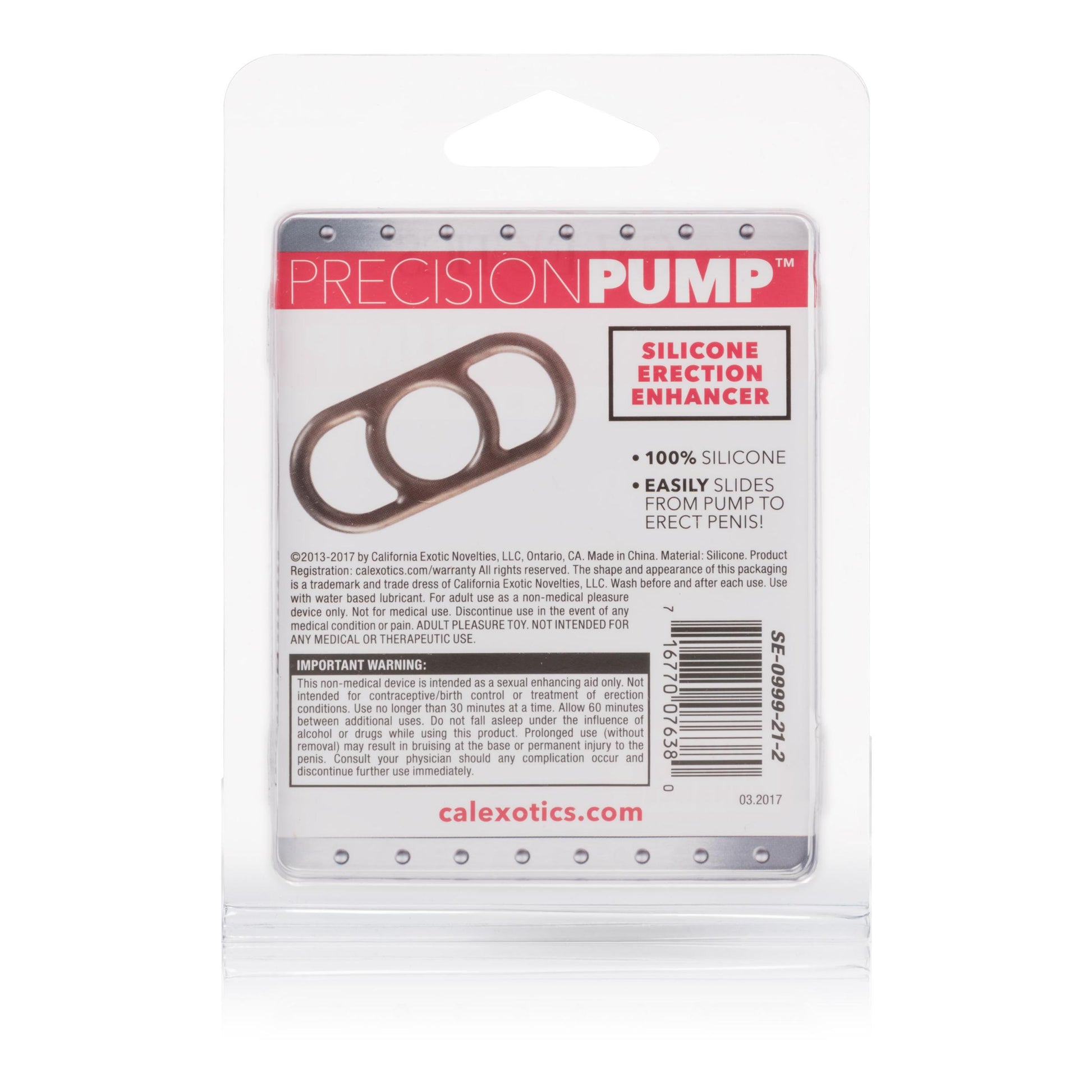 Precision Pump Silicone Erection Enhancer - Smoke - Not Very Vanilla