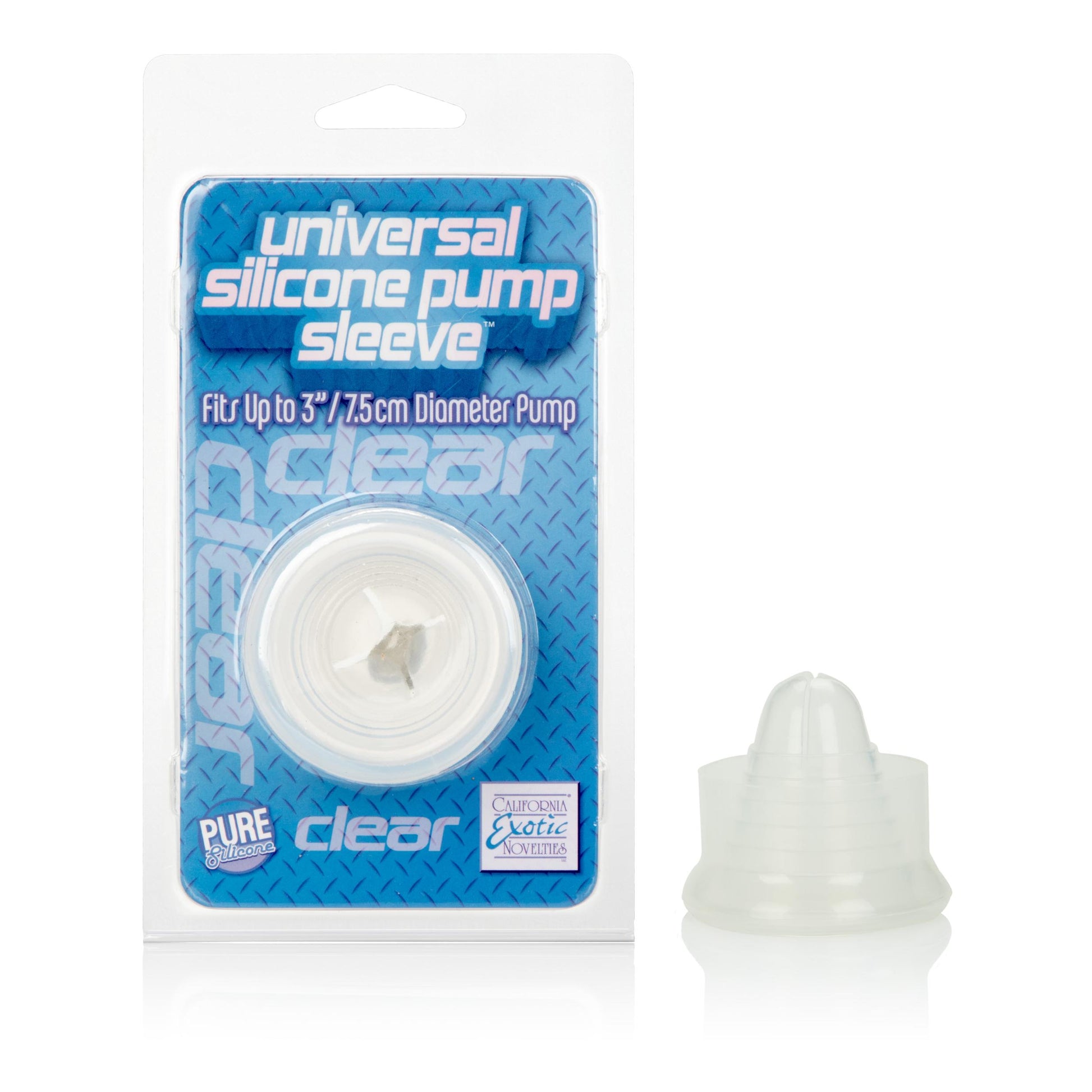 Universal Silicone Pump Sleeve - Clear - Not Very Vanilla