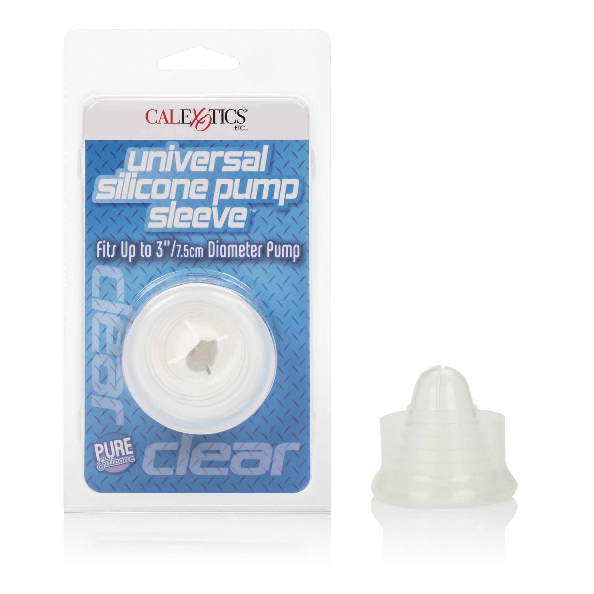 Universal Silicone Pump Sleeve - Clear - Not Very Vanilla