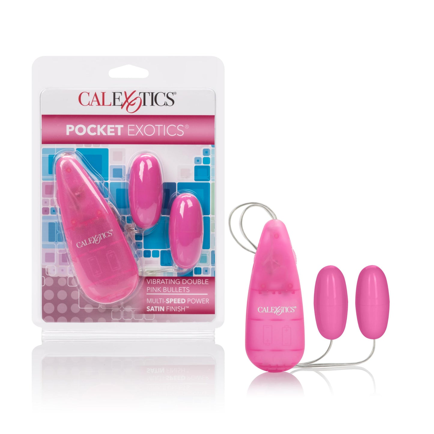 Pocket Exotics Vibrating Double Pink Passion Bullets - Pink - Not Very Vanilla