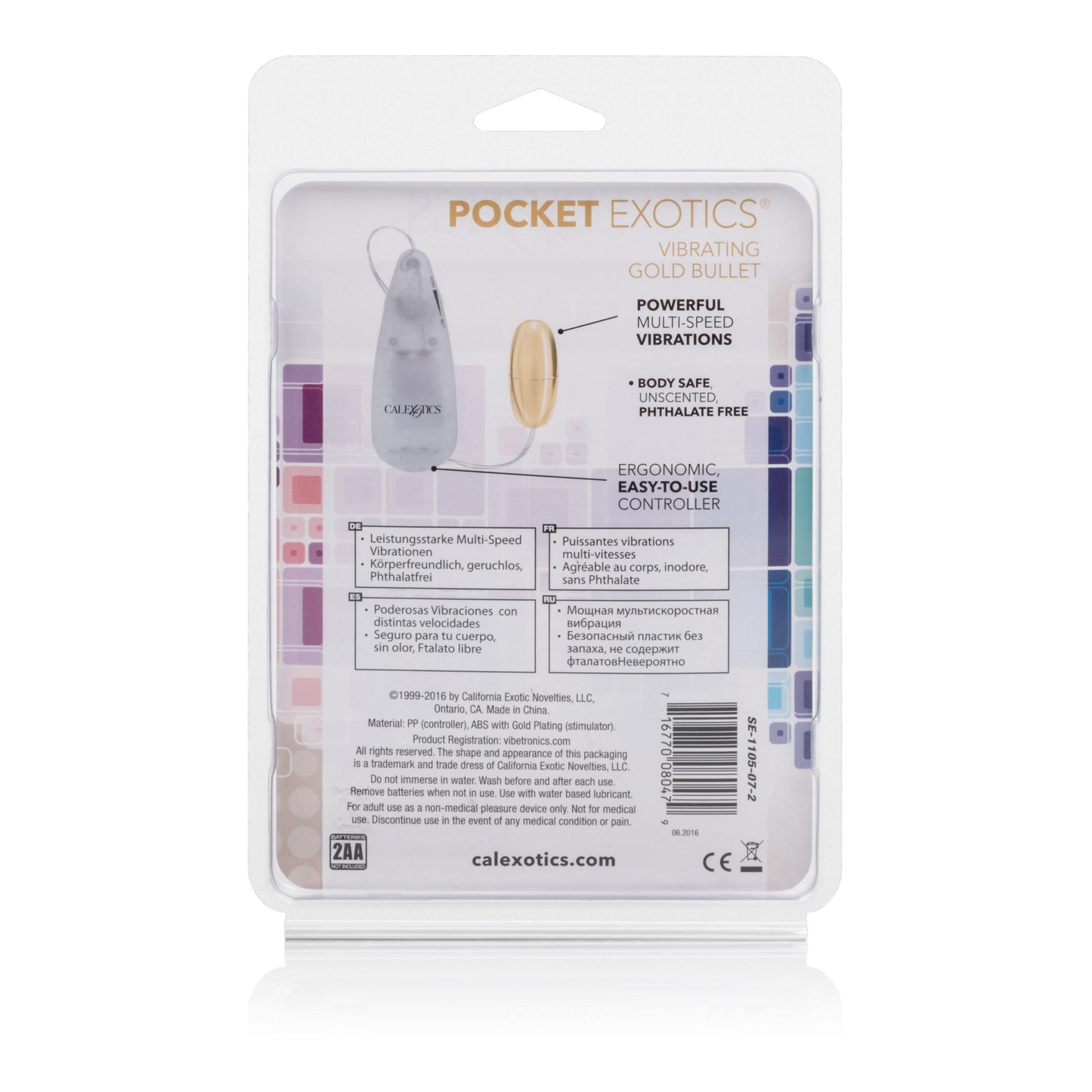 Pocket Exotics Vibrating Gold Bullet - Not Very Vanilla