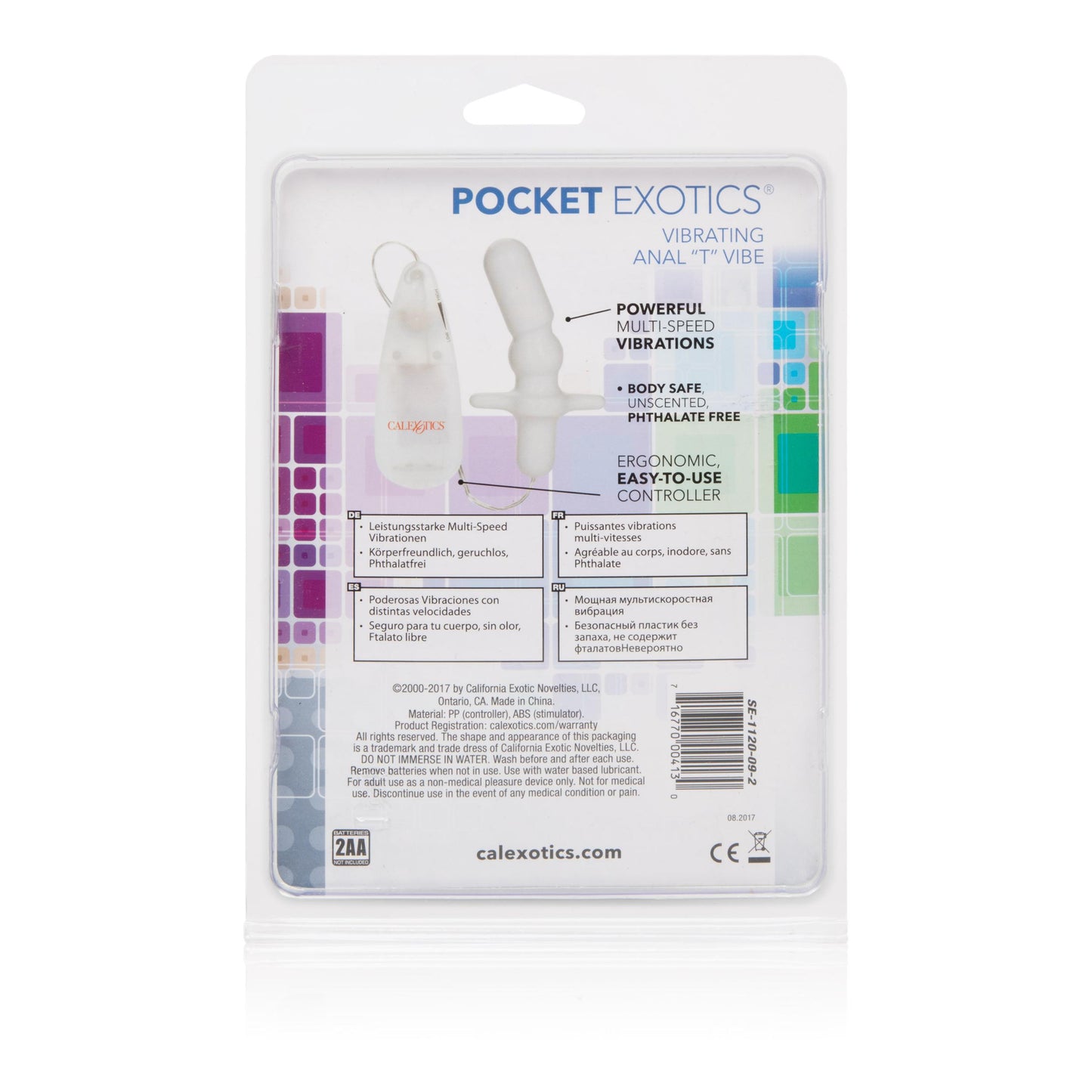 Pocket Exotics Ivory Anal-T Vibe - Not Very Vanilla