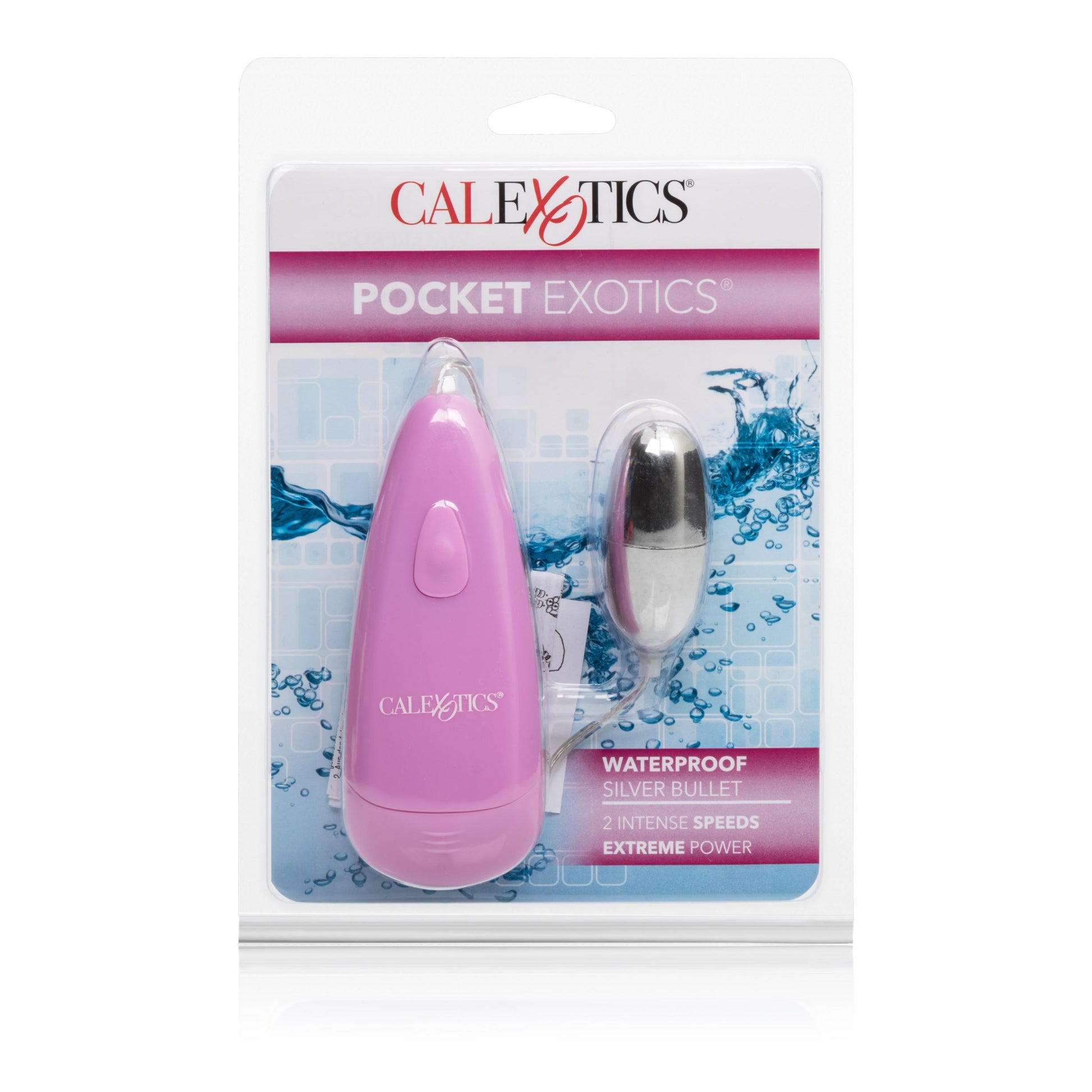 Pocket Exotics Waterproof Silver Bullet - Pink - Not Very Vanilla