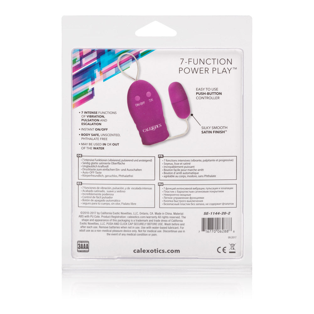 7-Function Power Play Bullet - Pink - Not Very Vanilla