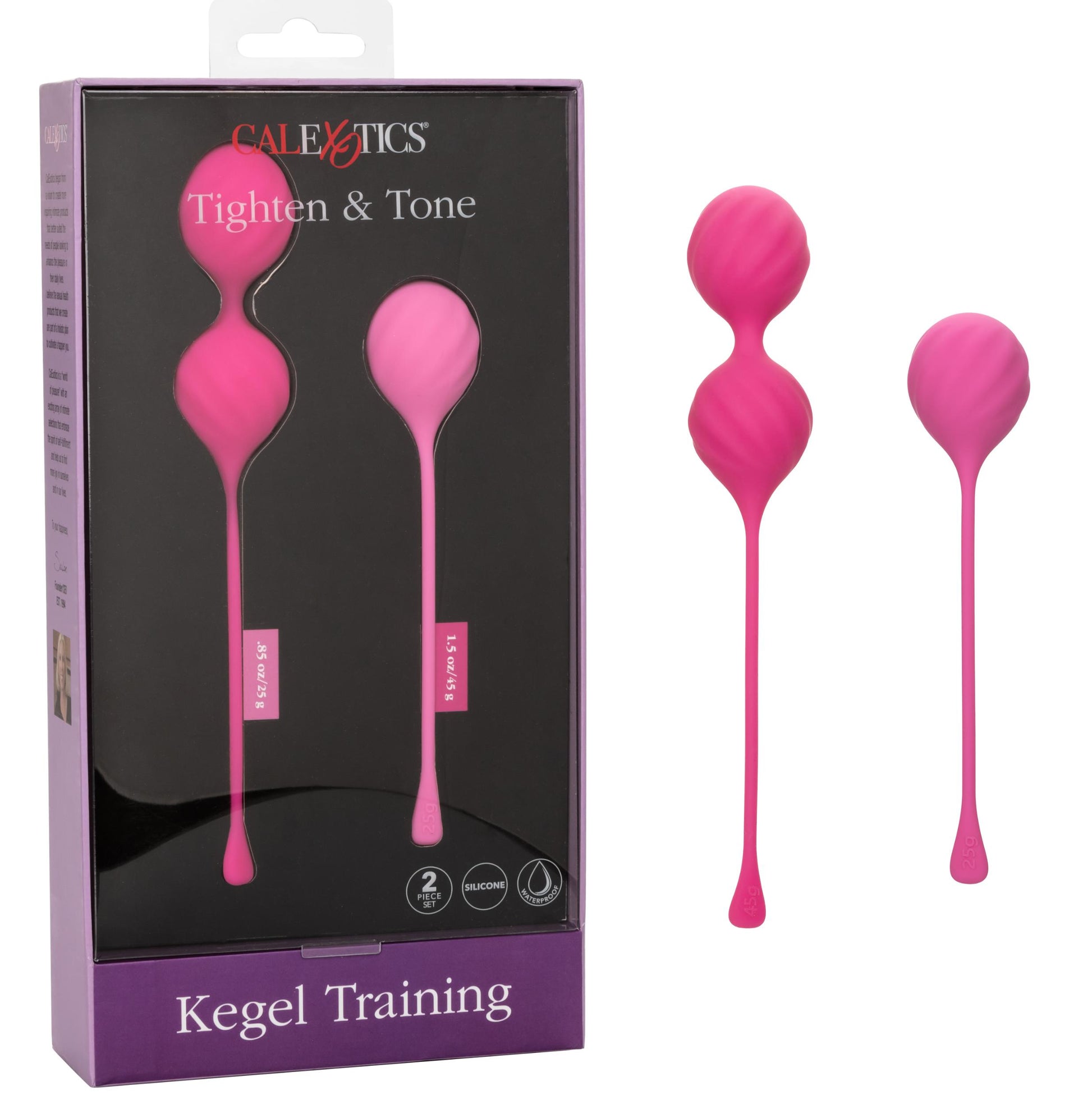 Kegel Training 2-Piece Set - Pink - Not Very Vanilla