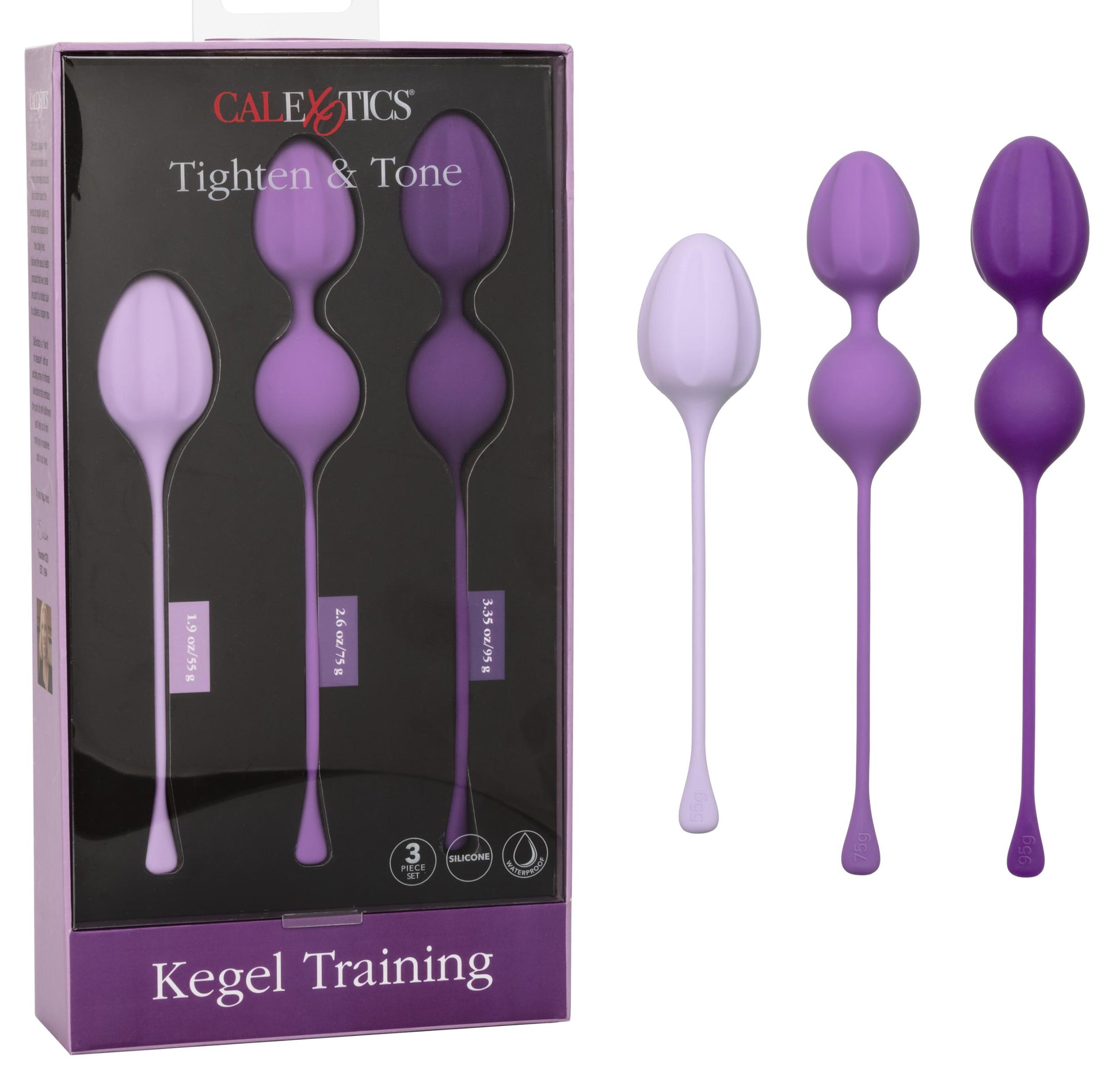 Kegel Training 3-Piece Set - Purple - Not Very Vanilla