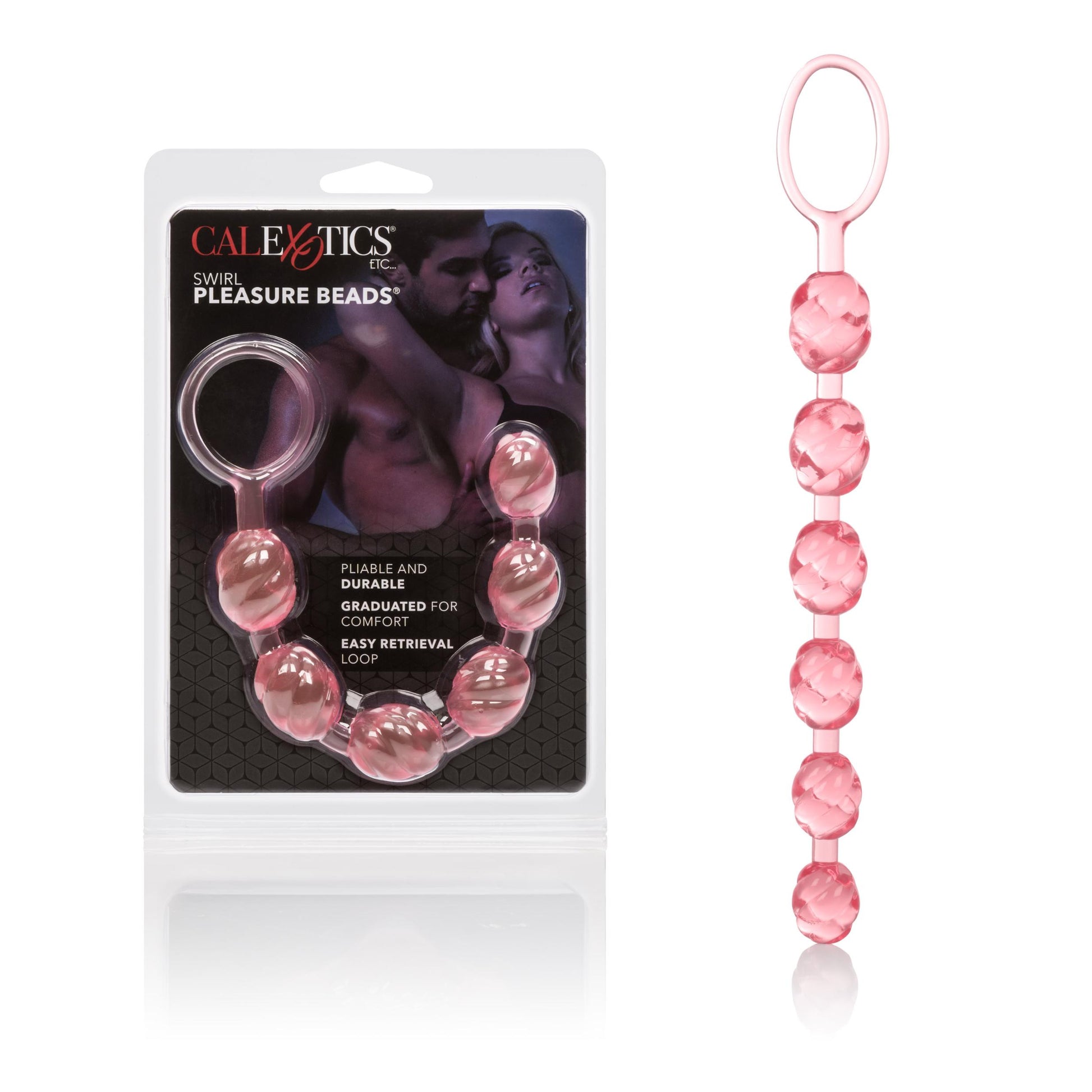 Swirl Pleasure Beads - Pink - Not Very Vanilla