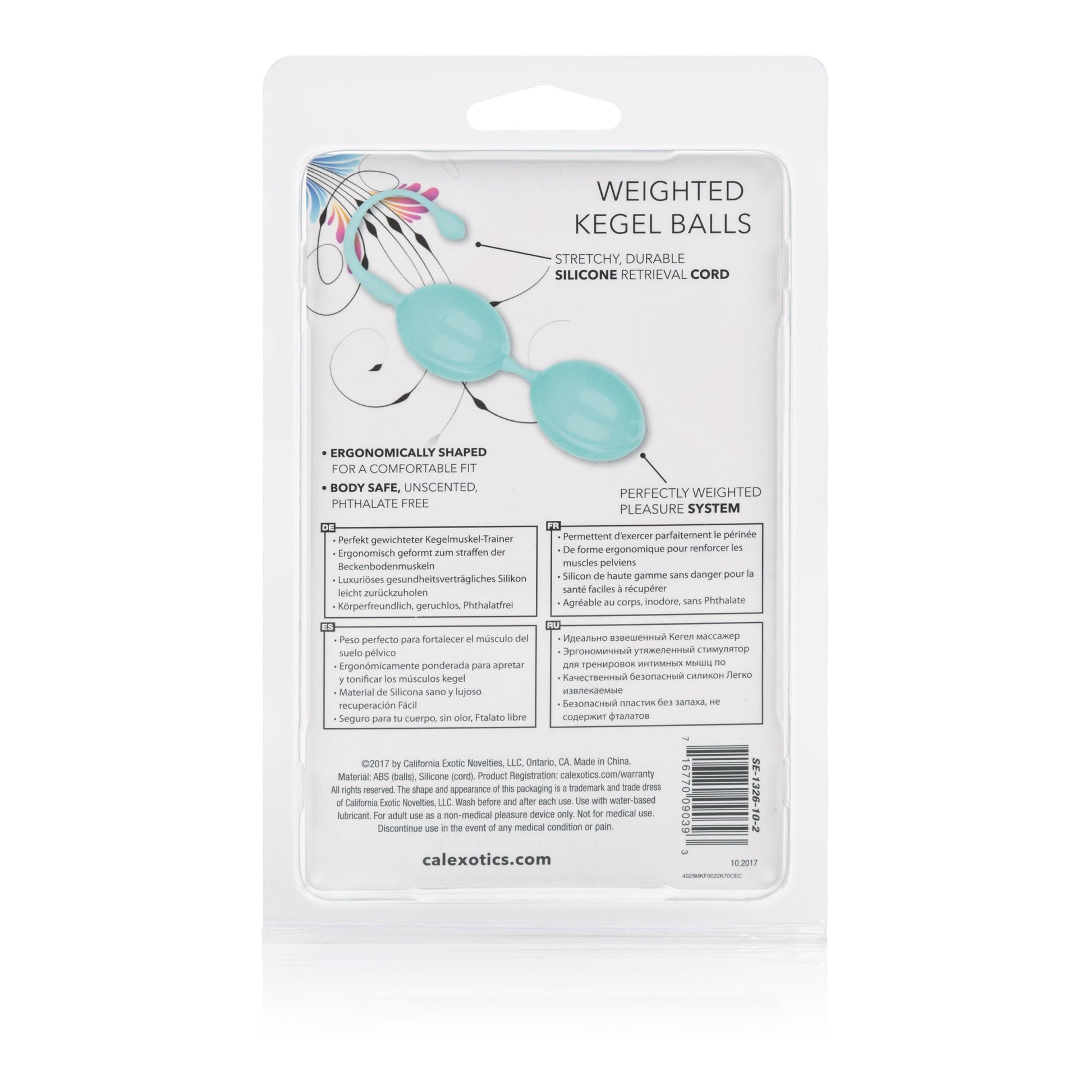 Weighted Kegel Balls - Teal - Not Very Vanilla