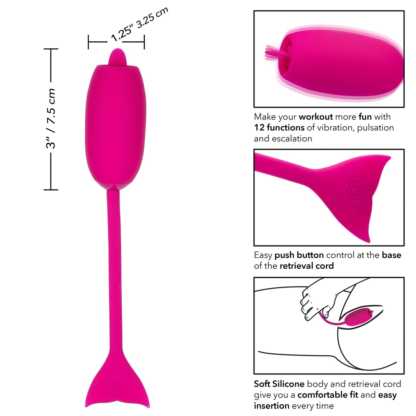 Rechargeable Kegel Teaser - Pink - Not Very Vanilla