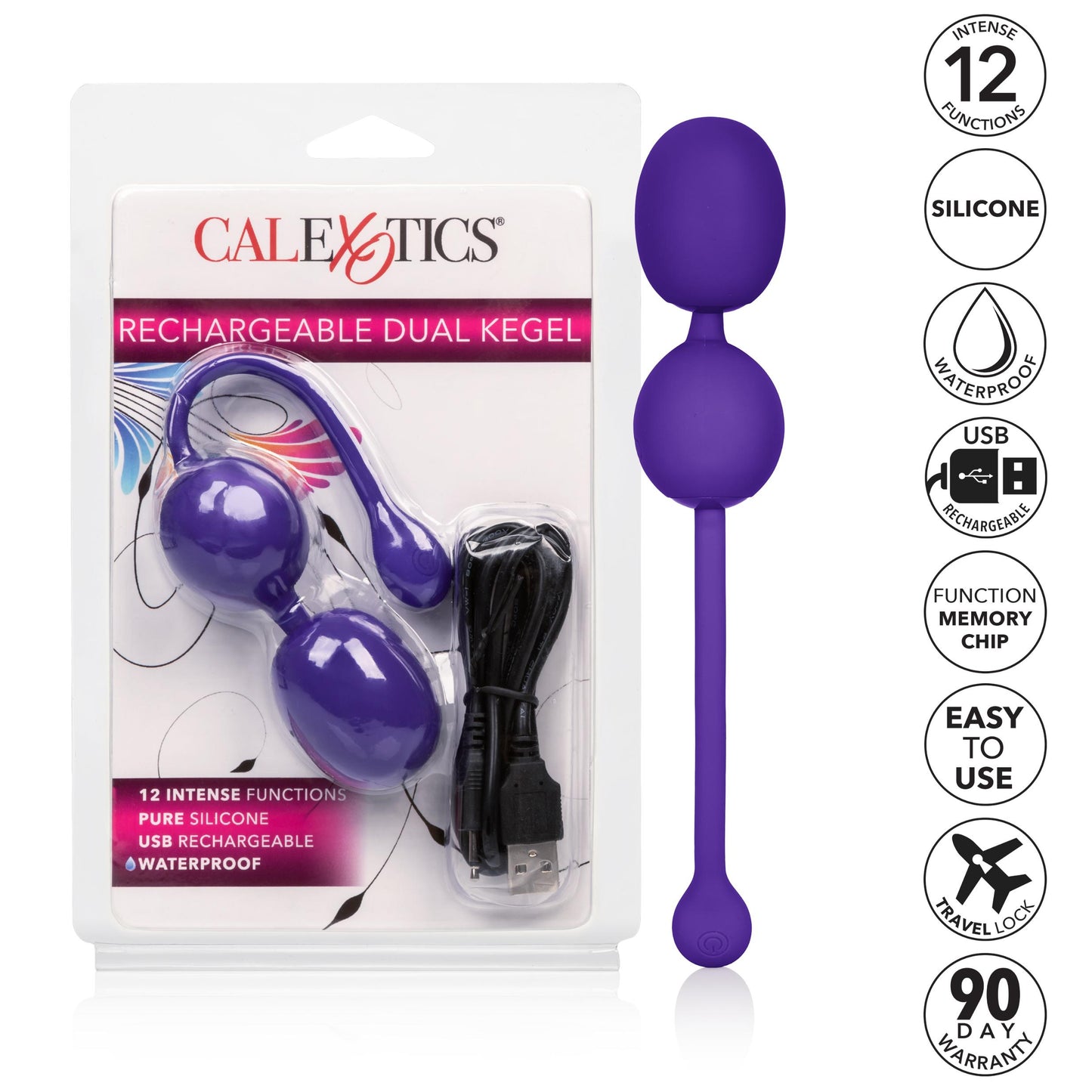 Rechargeable Dual Kegel - Purple - Not Very Vanilla