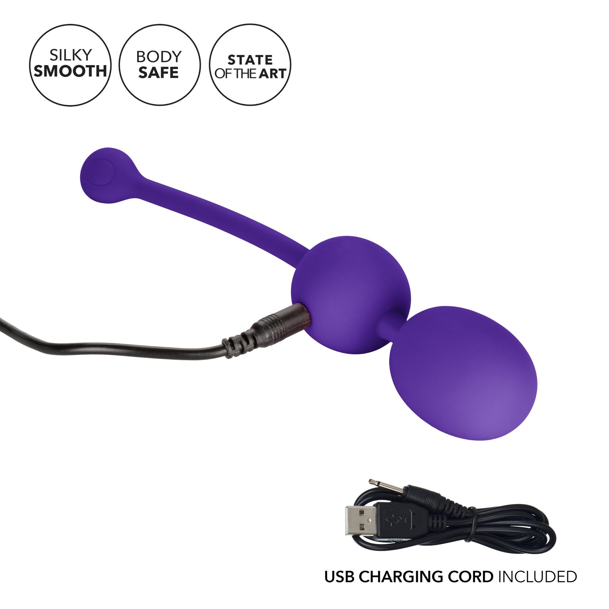 Rechargeable Dual Kegel - Purple - Not Very Vanilla