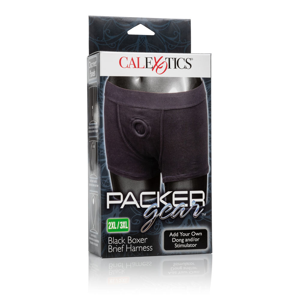 Packer Gear Black Boxer Brief Harness 2xl/3xl - Not Very Vanilla