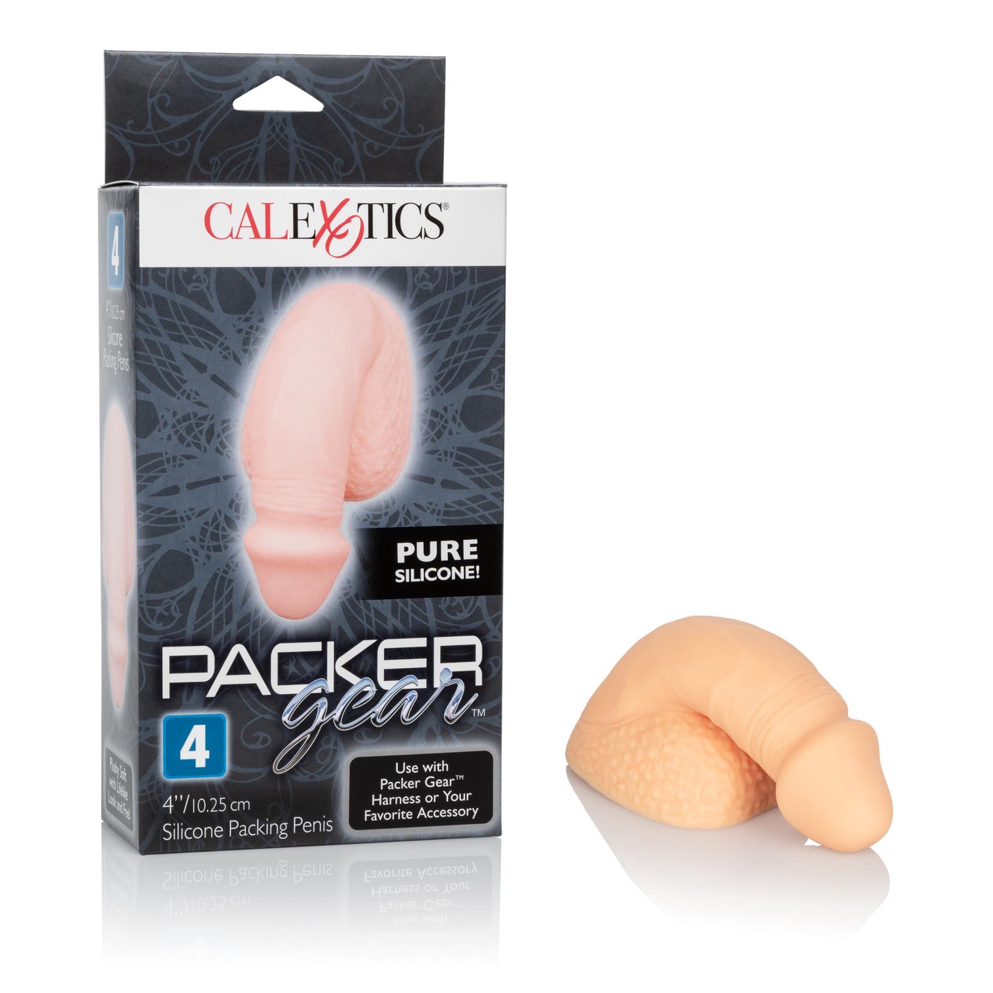 Packer Gear 4" Silicone Packing Penis - Ivory