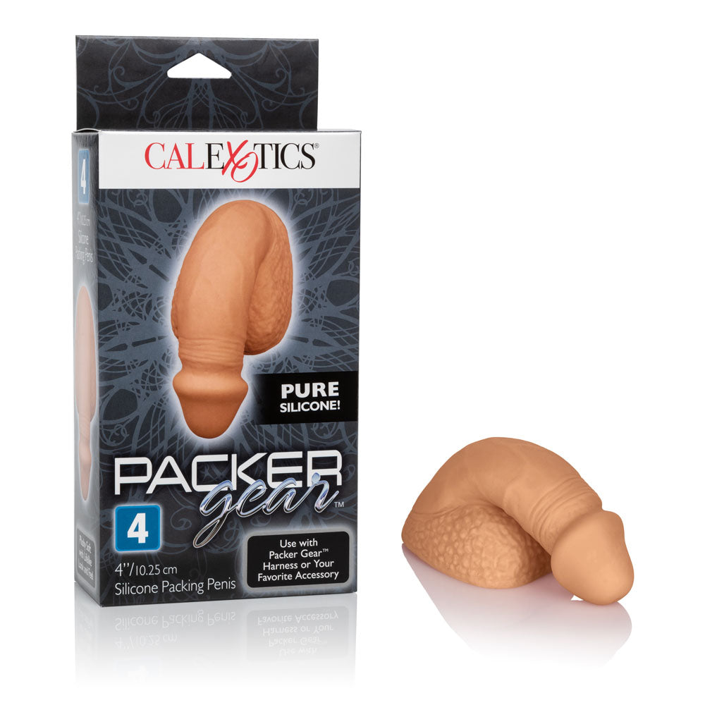 Packer Gear 4" Silicone Packing Penis - Tan