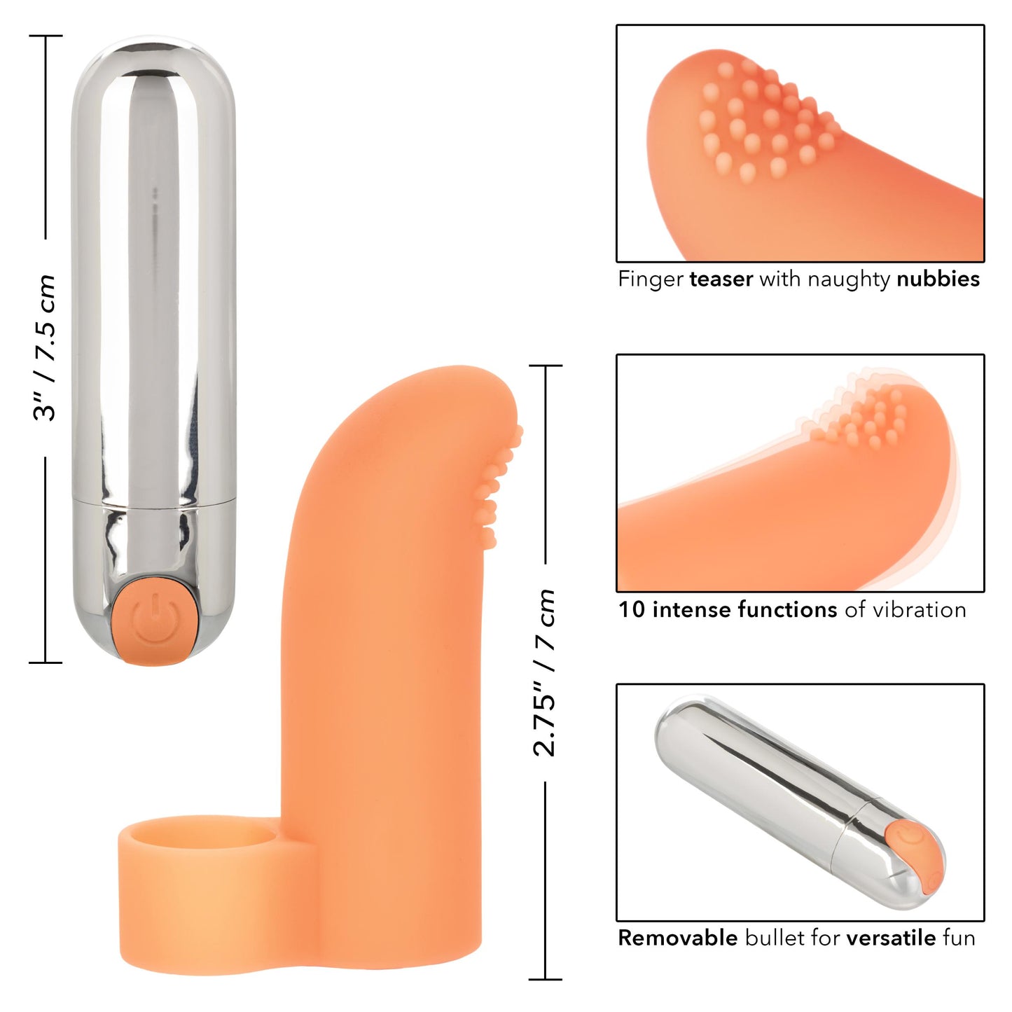 Intimate Play Rechargeable Finger Tickler - Not Very Vanilla