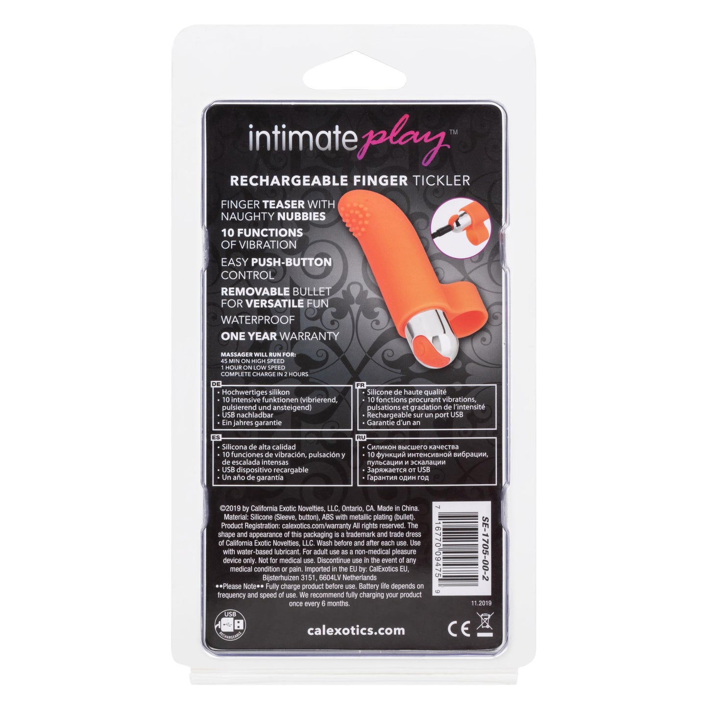 Intimate Play Rechargeable Finger Tickler - Not Very Vanilla