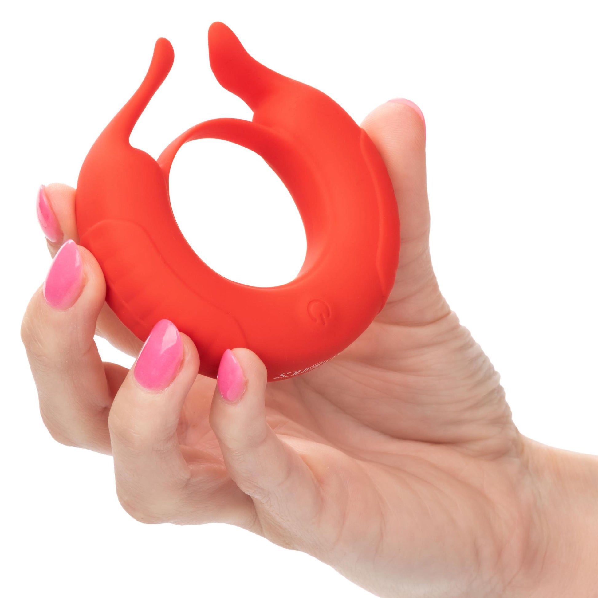 Silicone Rechargeable Taurus Enhancer - Red - Not Very Vanilla