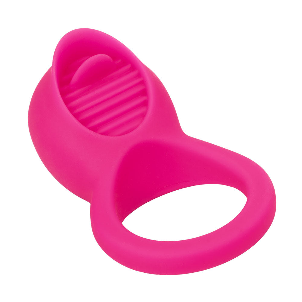 Silicone Rechargeable Teasing Tongue Enhancer - Not Very Vanilla