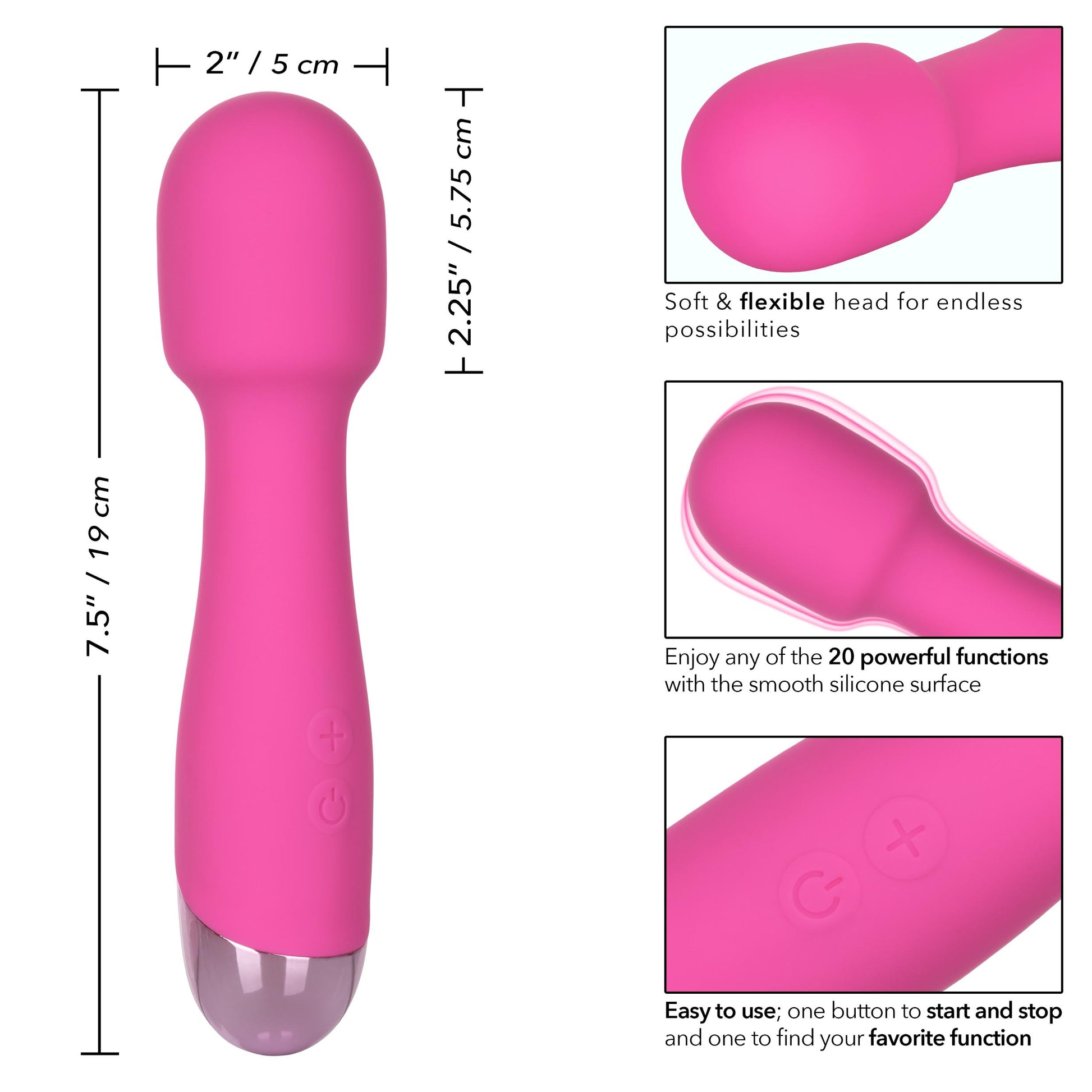 Mini Miracle Massager Rechargeable - Not Very Vanilla