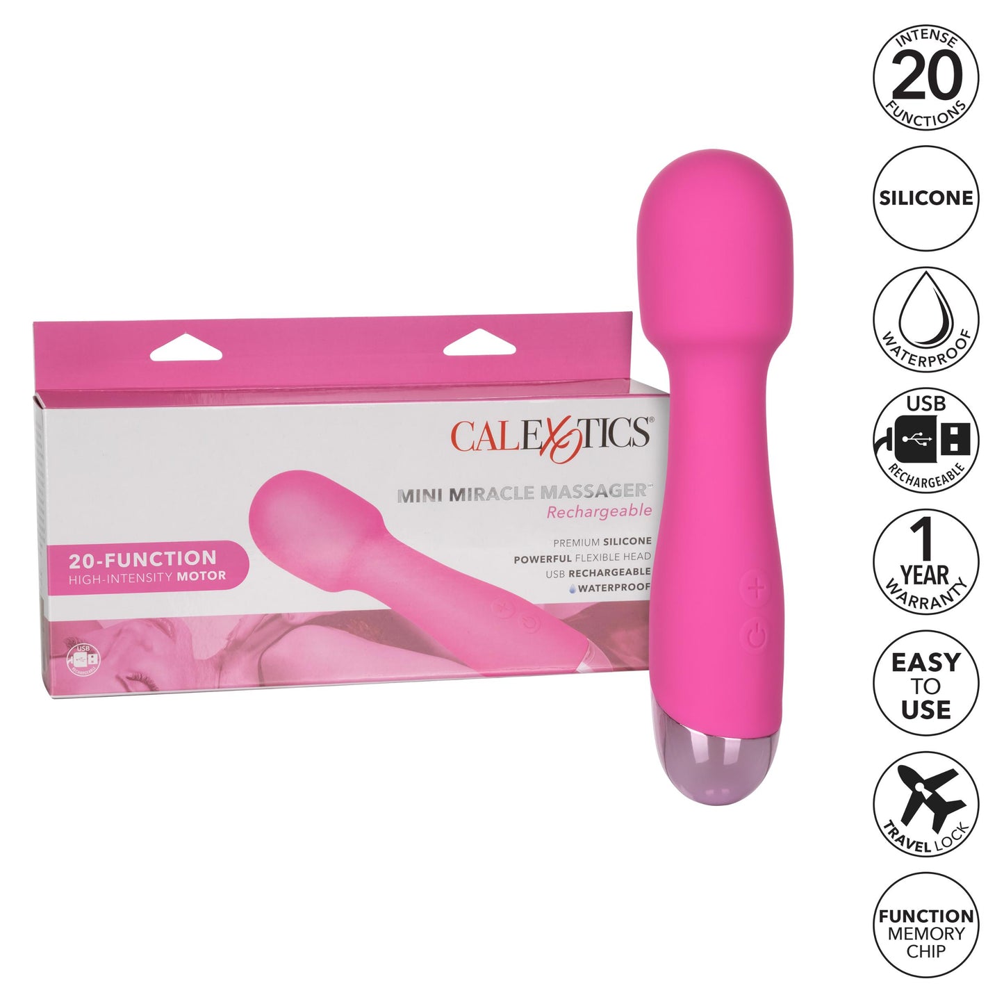 Mini Miracle Massager Rechargeable - Not Very Vanilla