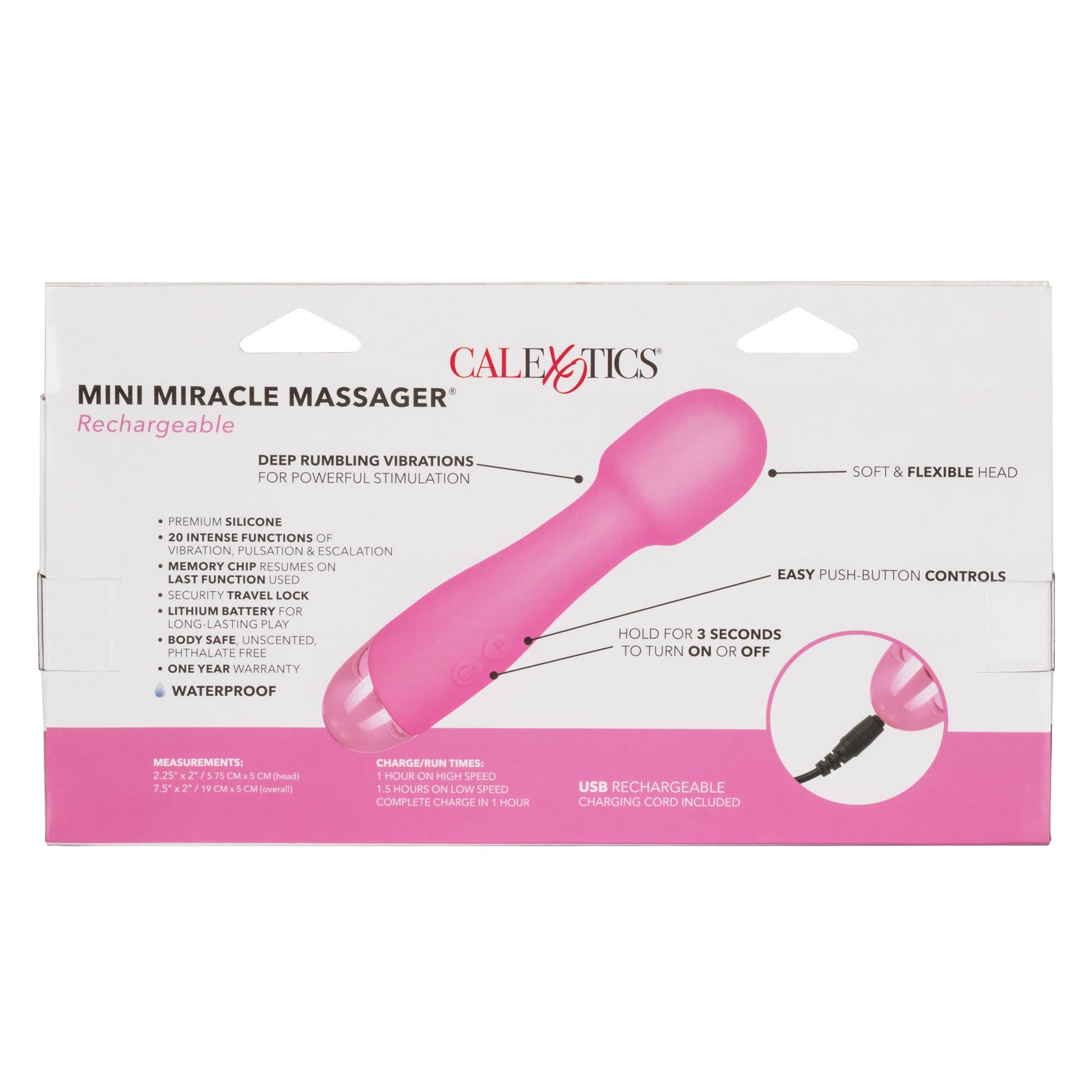 Mini Miracle Massager Rechargeable - Not Very Vanilla