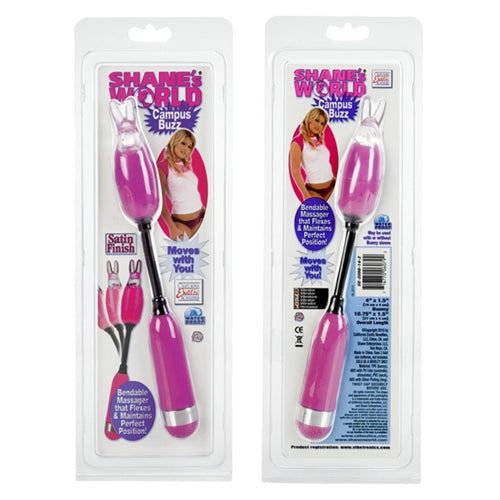 Shanes World Campus Buzz Massager - Purple - Not Very Vanilla