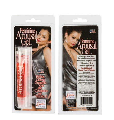 Feminine Arousal Gel - Cherry - 0.5 Fl. Oz. - Not Very Vanilla