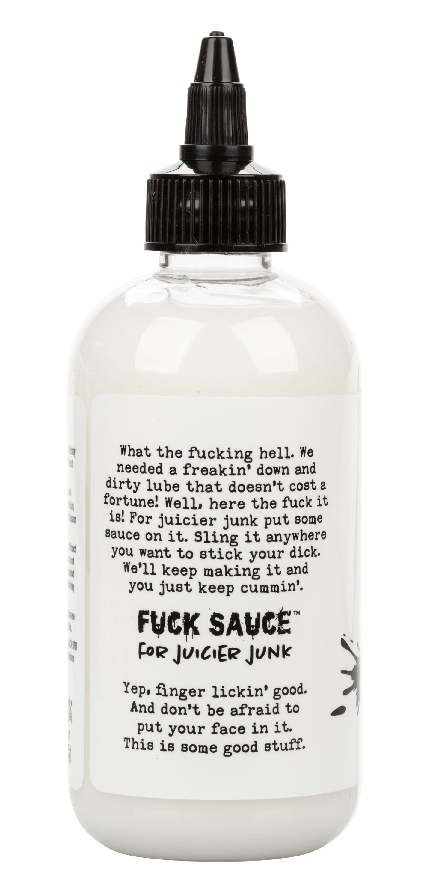 Fuck Sauce Cum Scented Lubricant 8 Oz - Not Very Vanilla