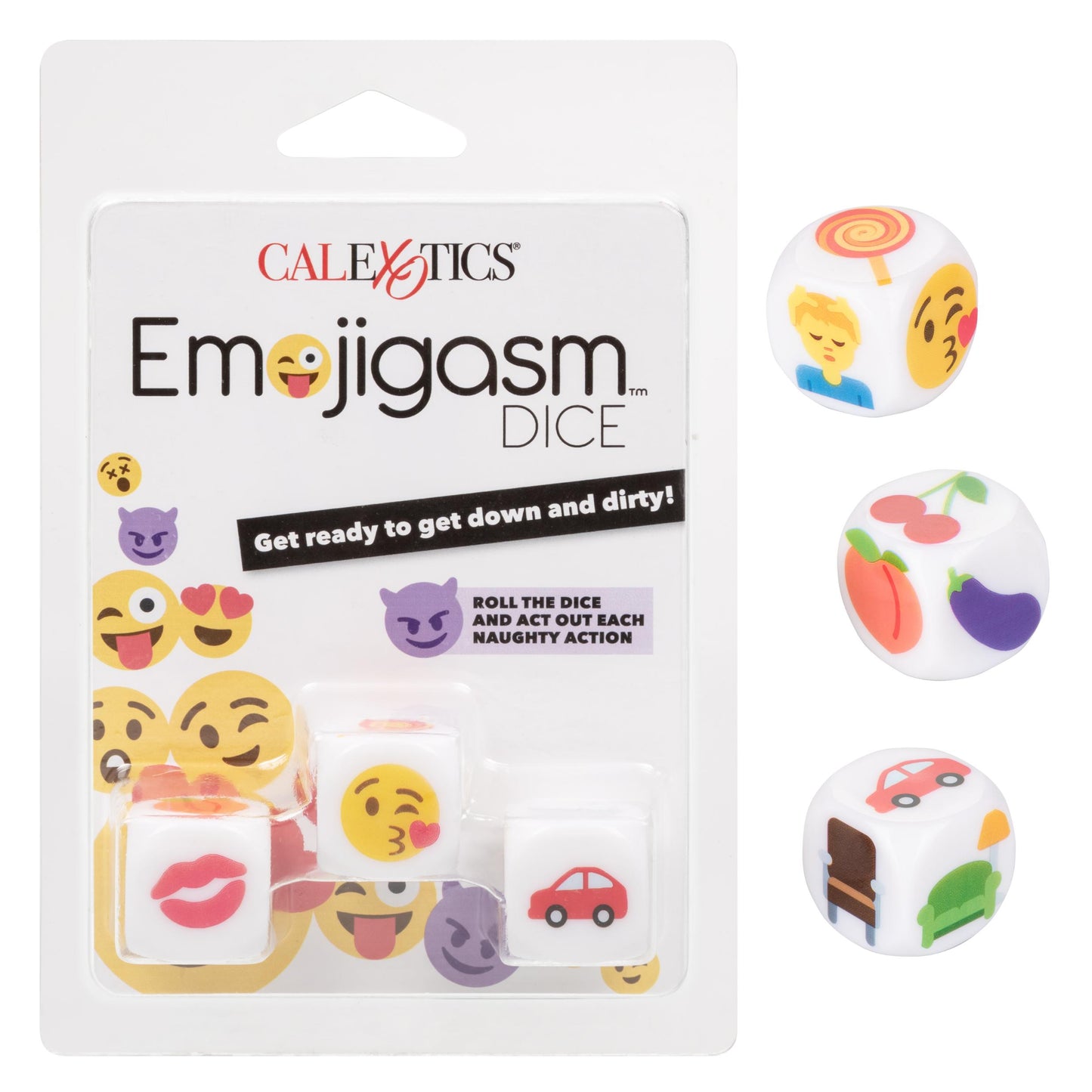 Emojigasm Dice - Not Very Vanilla